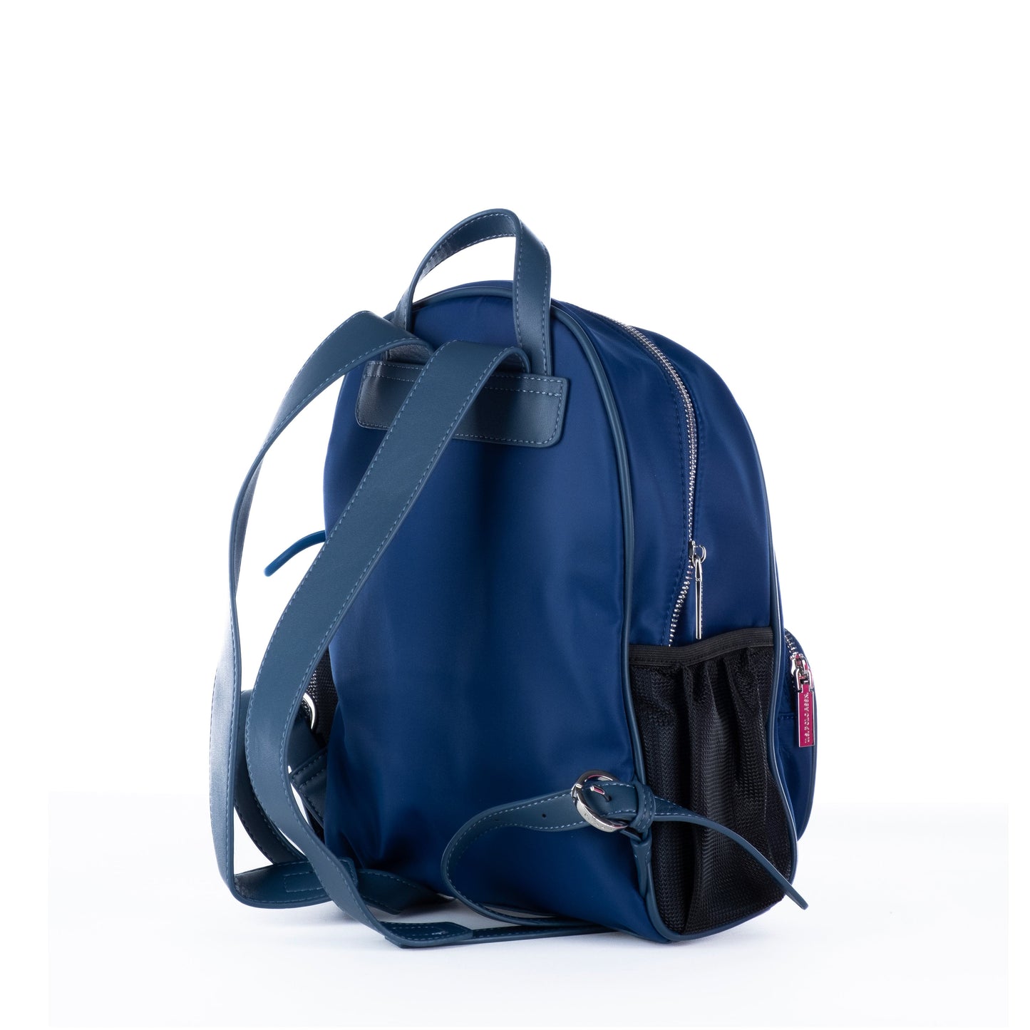 Mochila Unisexo US Polo Azul com Detalhes Funcionais