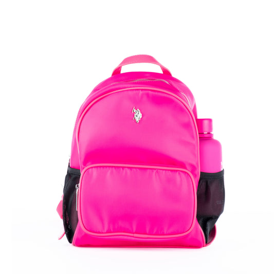 Mochila Unisexo US Polo Rosa Vibrante – Moderna e Funcional