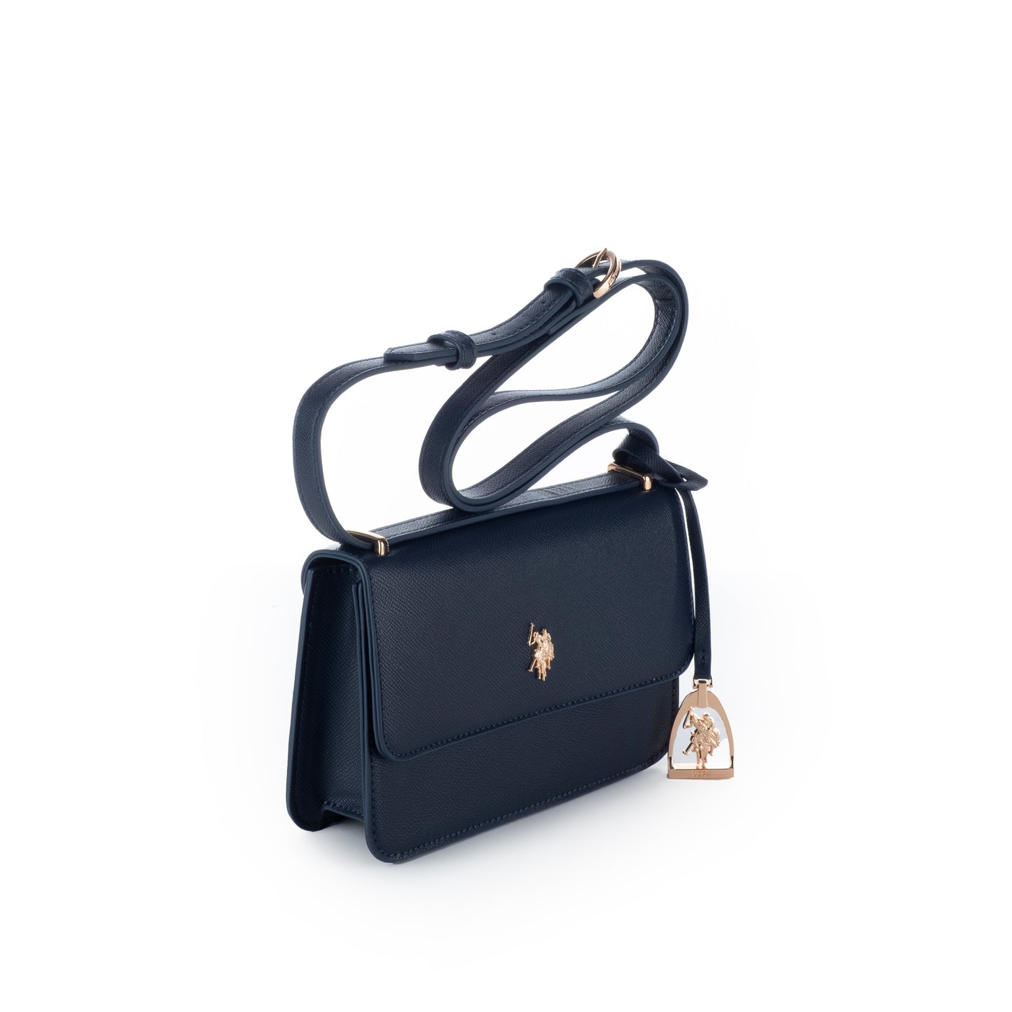 Bolsa Tiracolo US Polo, Azul Marinho, Elegante e Sofisticada