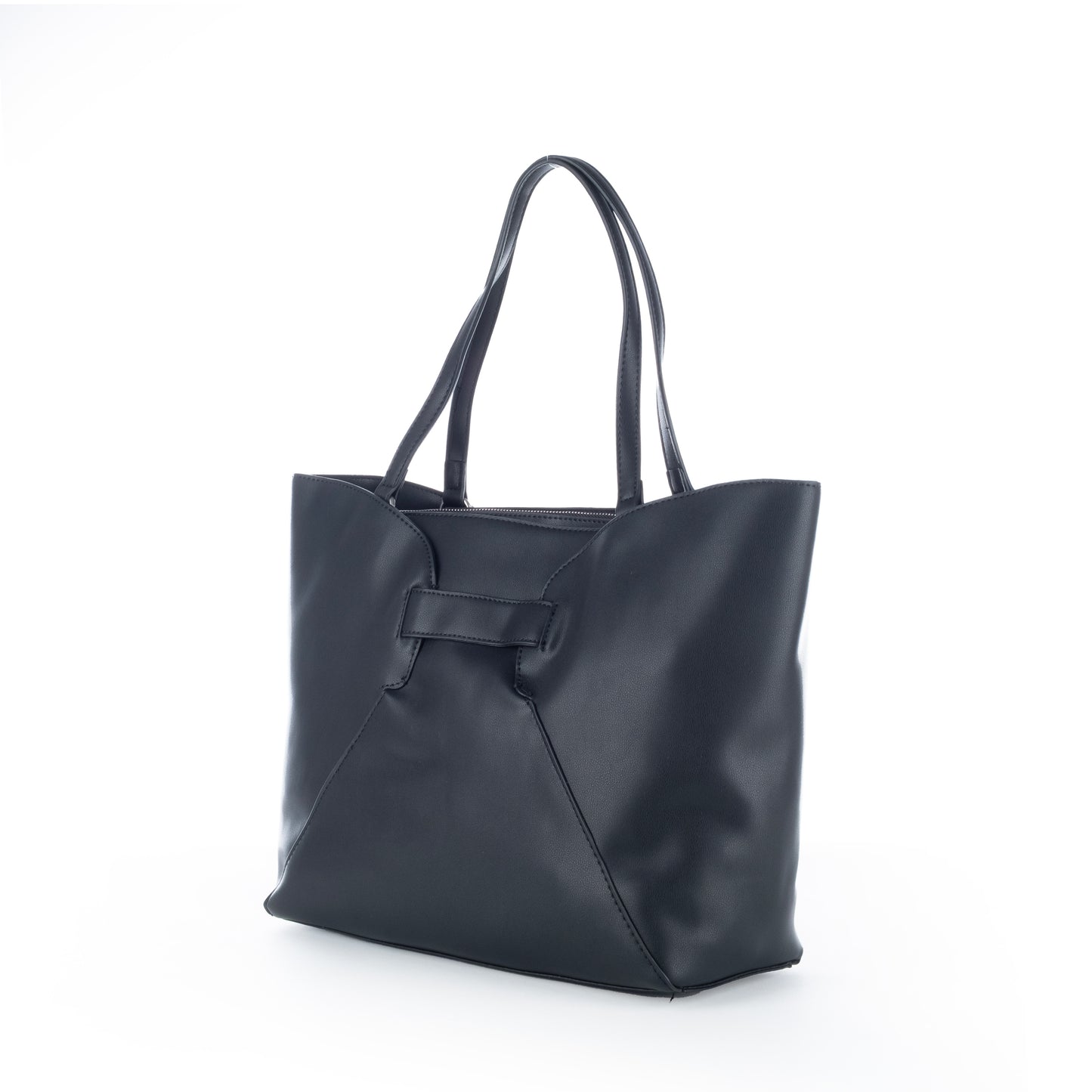 Bolsa Tote US Polo, Cor Preta, com Detalhes Metálicos