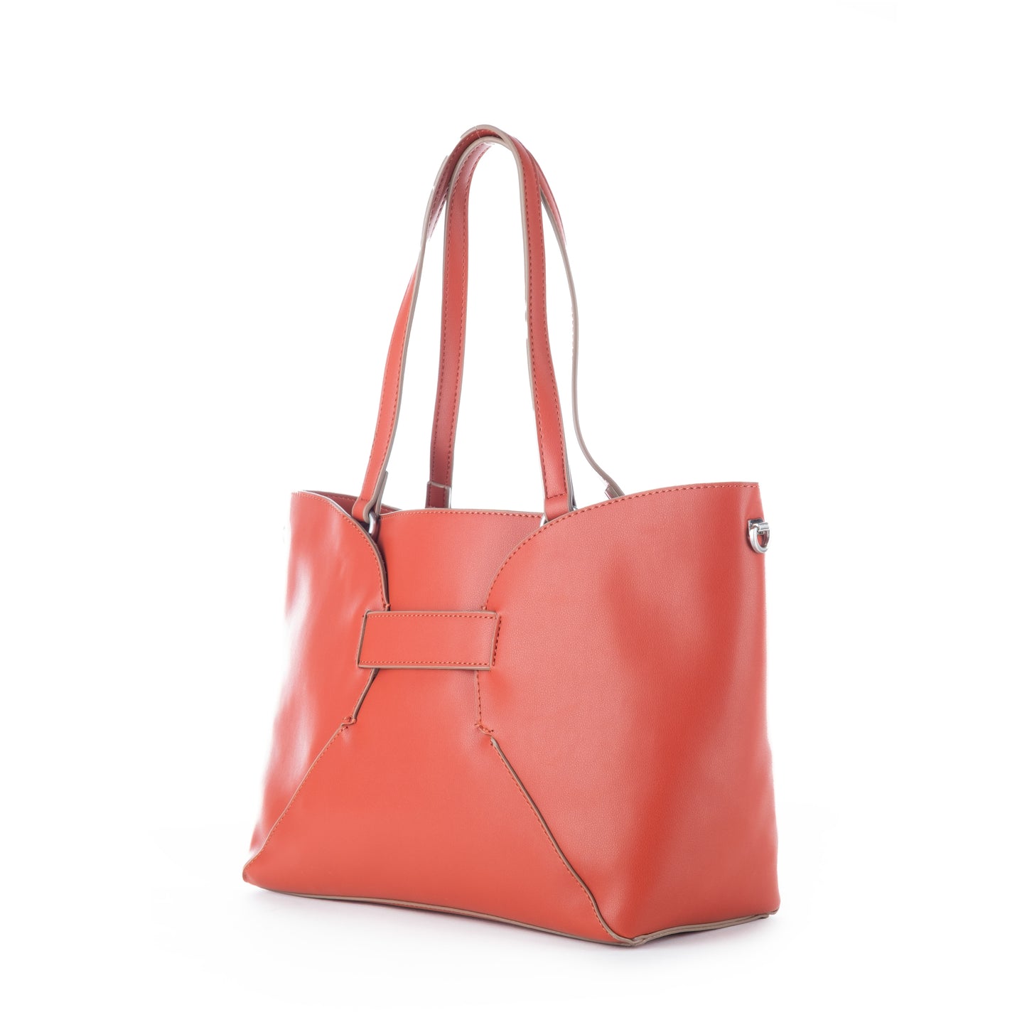 Bolsa Tote US Polo Vermelha com Detalhe de Fivela