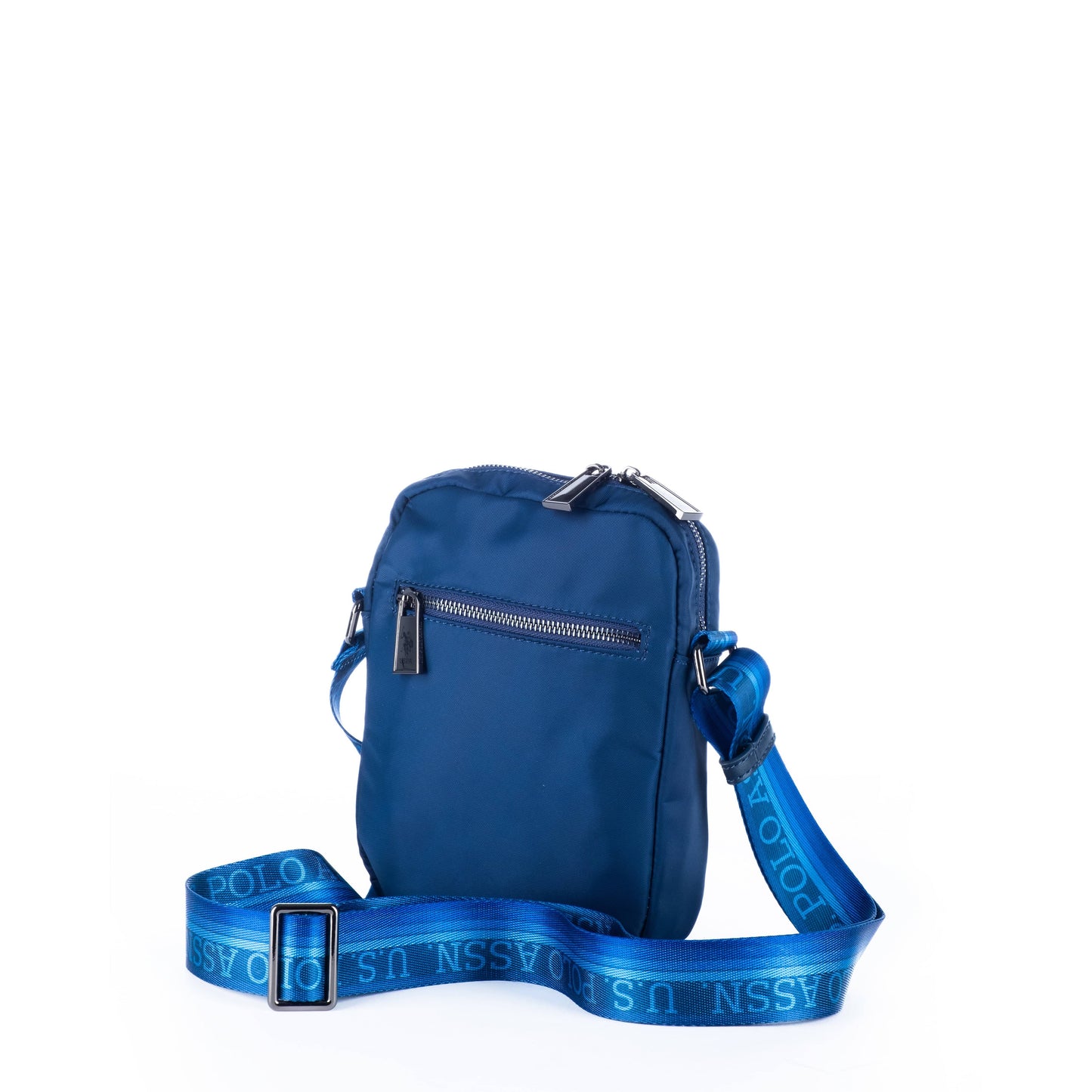 Bolsa Tiracolo Homem US Polo Azul com Faixa Azul