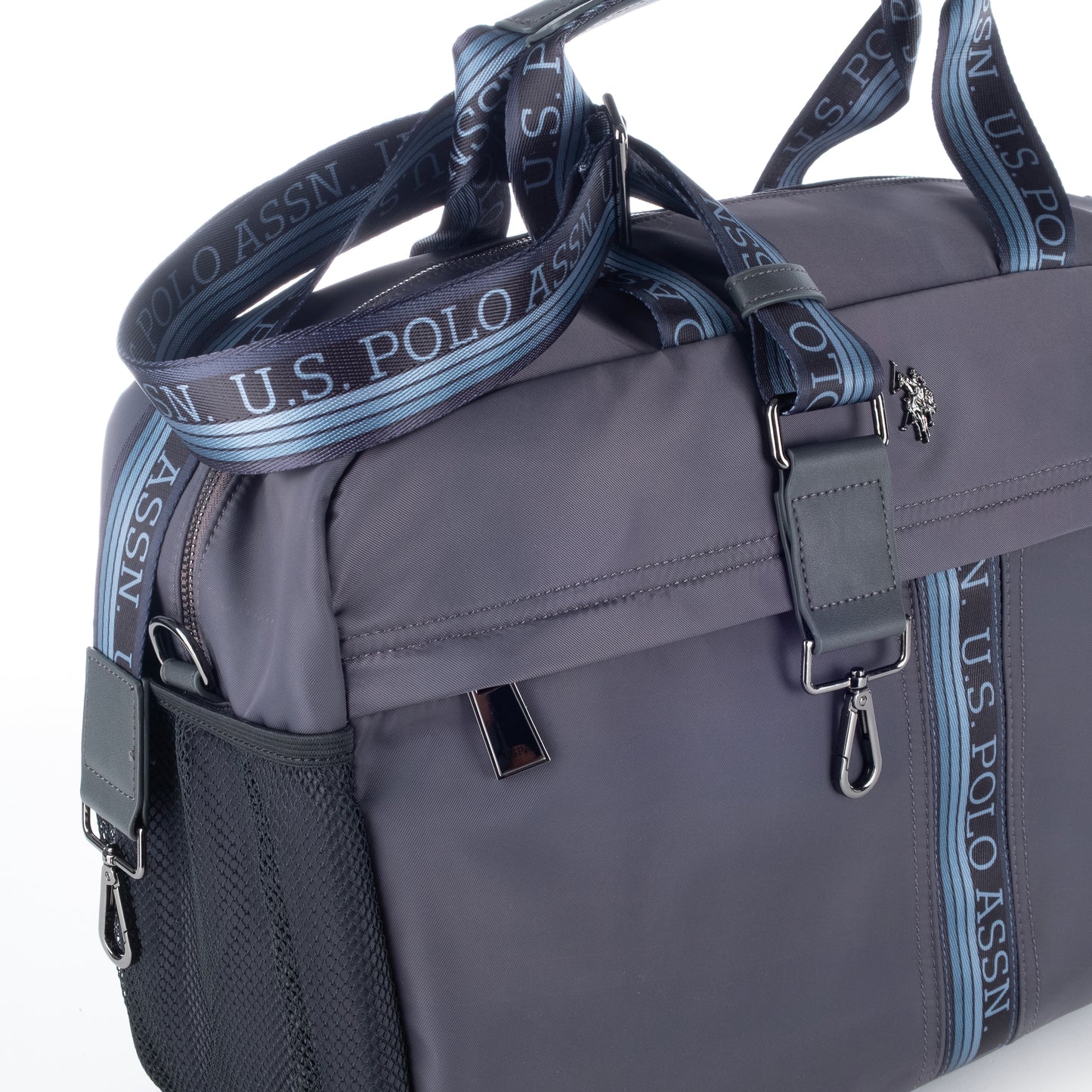 Saco Homem de Viagem US Polo Cinzento com Alça Personalizada