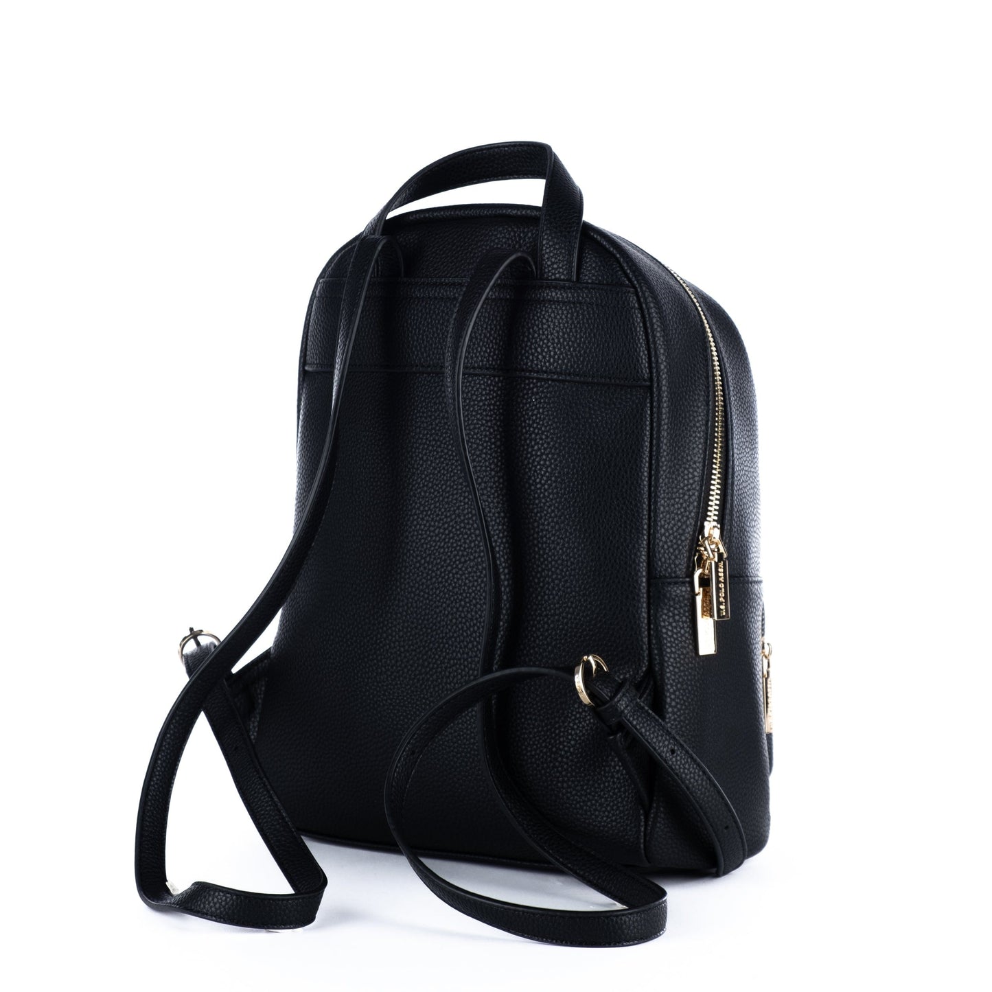 Mochila Unisexo US Polo Classic Preto com Emblema Dourado