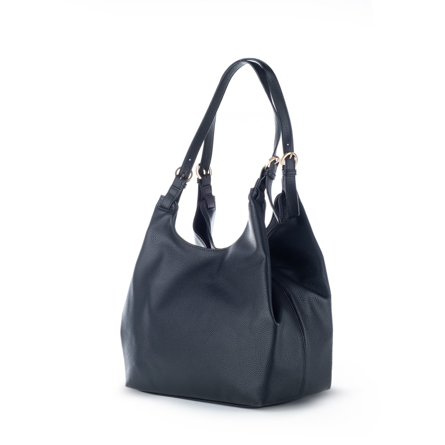 Bolsa de Ombro Us Polo Preto com Detalhes Elegantes