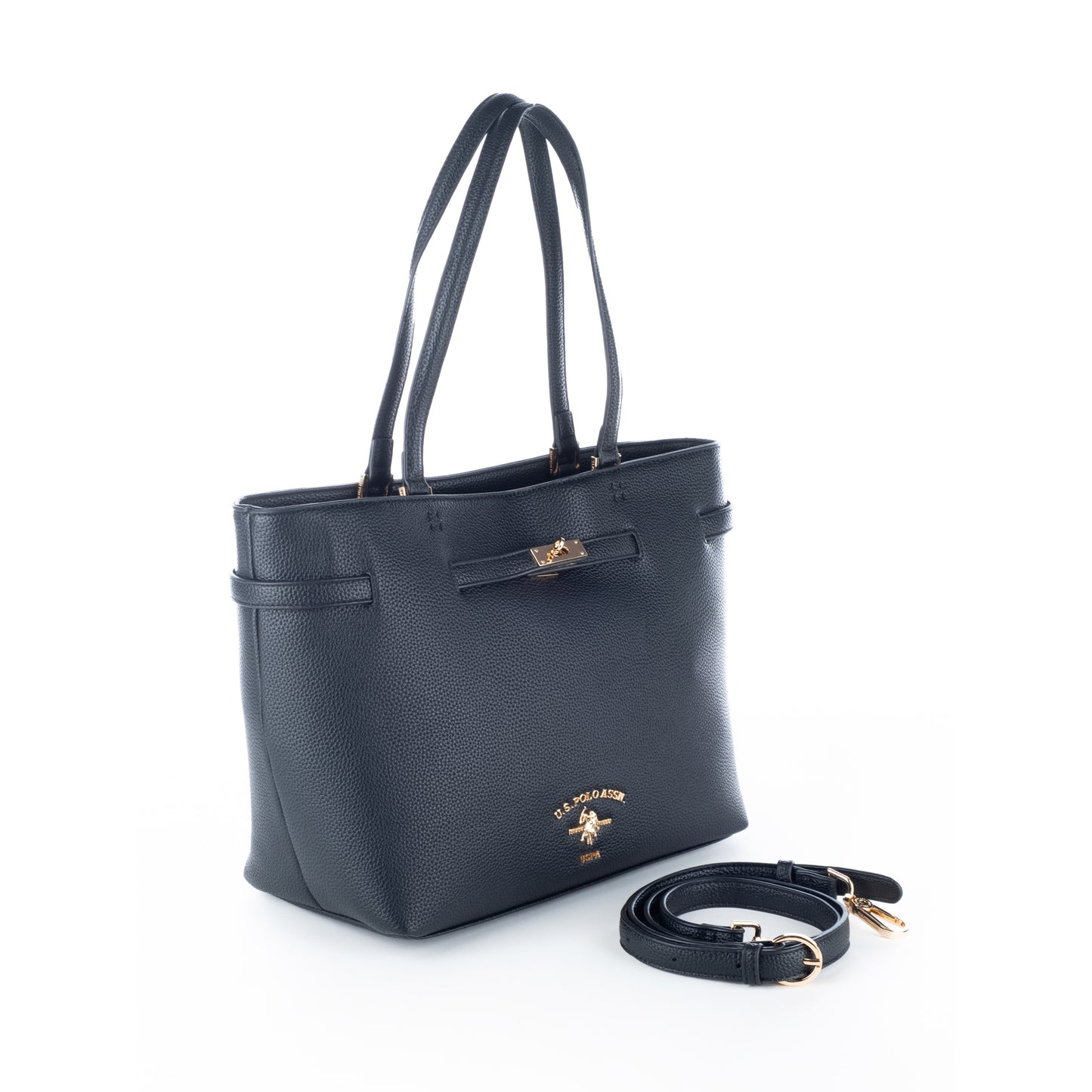 Bolsa Tote US Polo Preto Sofisticada