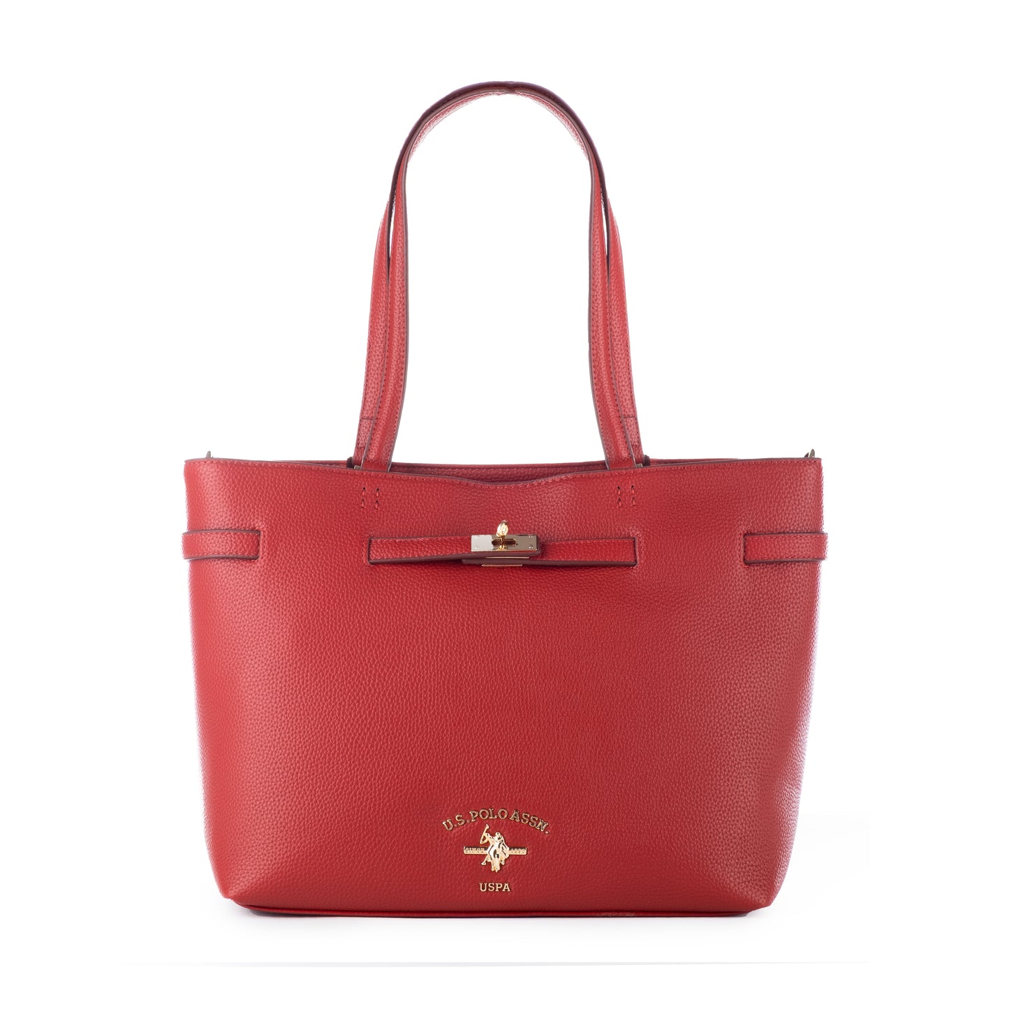 Bolsa Tote US Polo Vermelha com Detalhes Elegantes