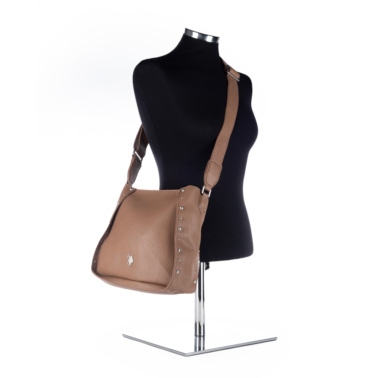 Bolsa Tiracolo Mulher US Polo em Castanho