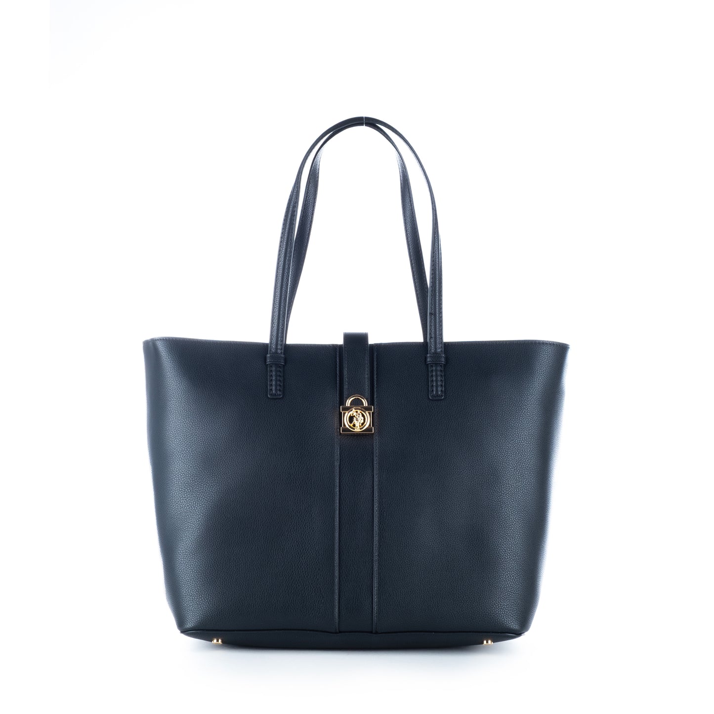 Bolsa Tote Us Polo Azul Marinho com Detalhe Dourado