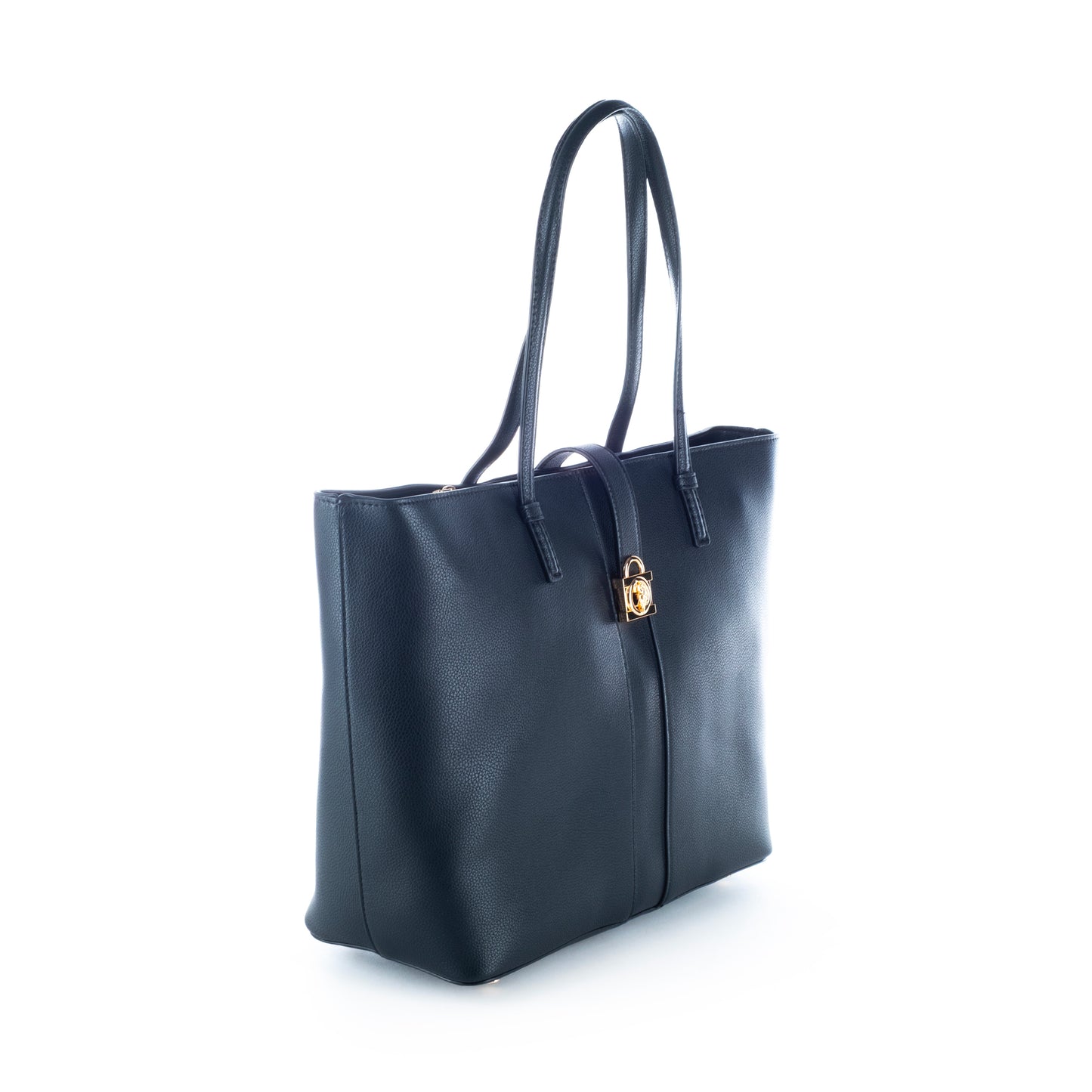 Bolsa Tote Us Polo Azul Marinho com Detalhe Dourado