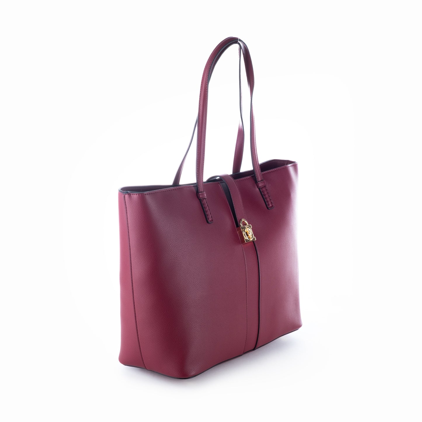 Bolsa Tote US Polo Vermelha Elegante com Fecho Dourado