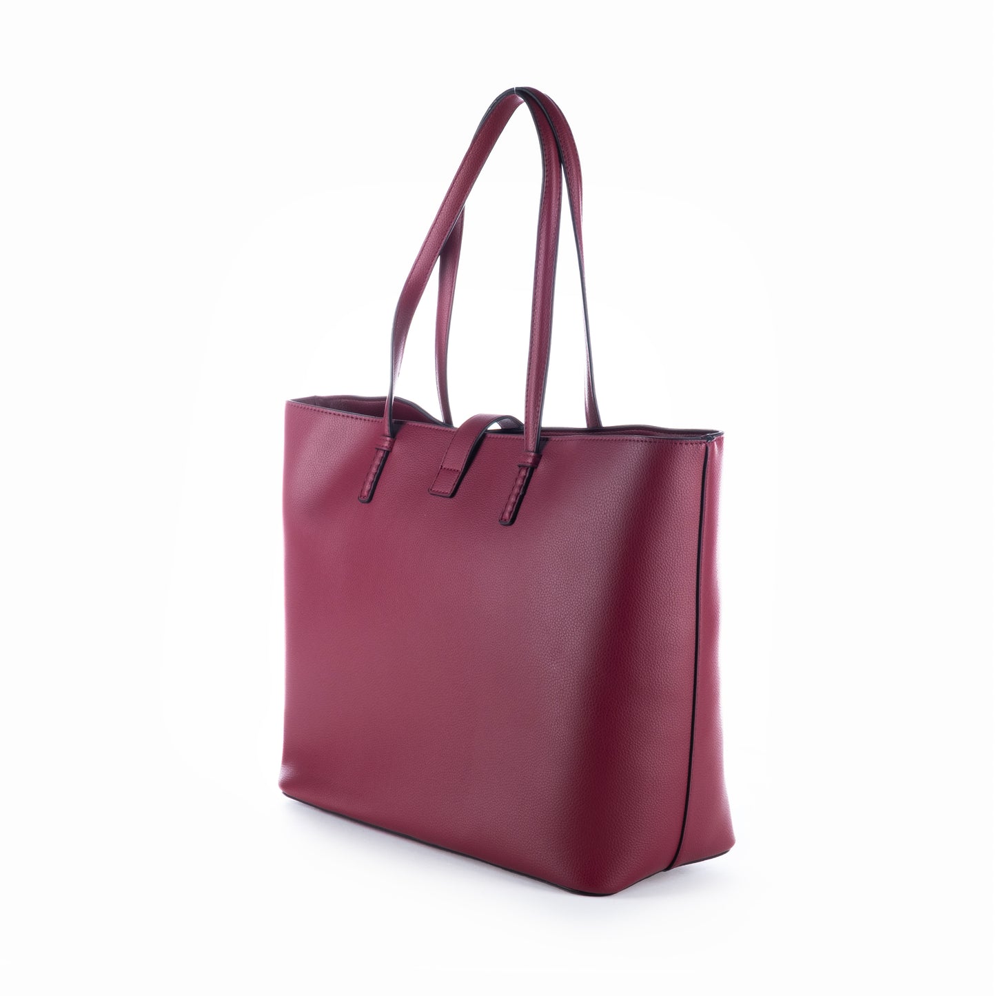 Bolsa Tote US Polo Vermelha Elegante com Fecho Dourado
