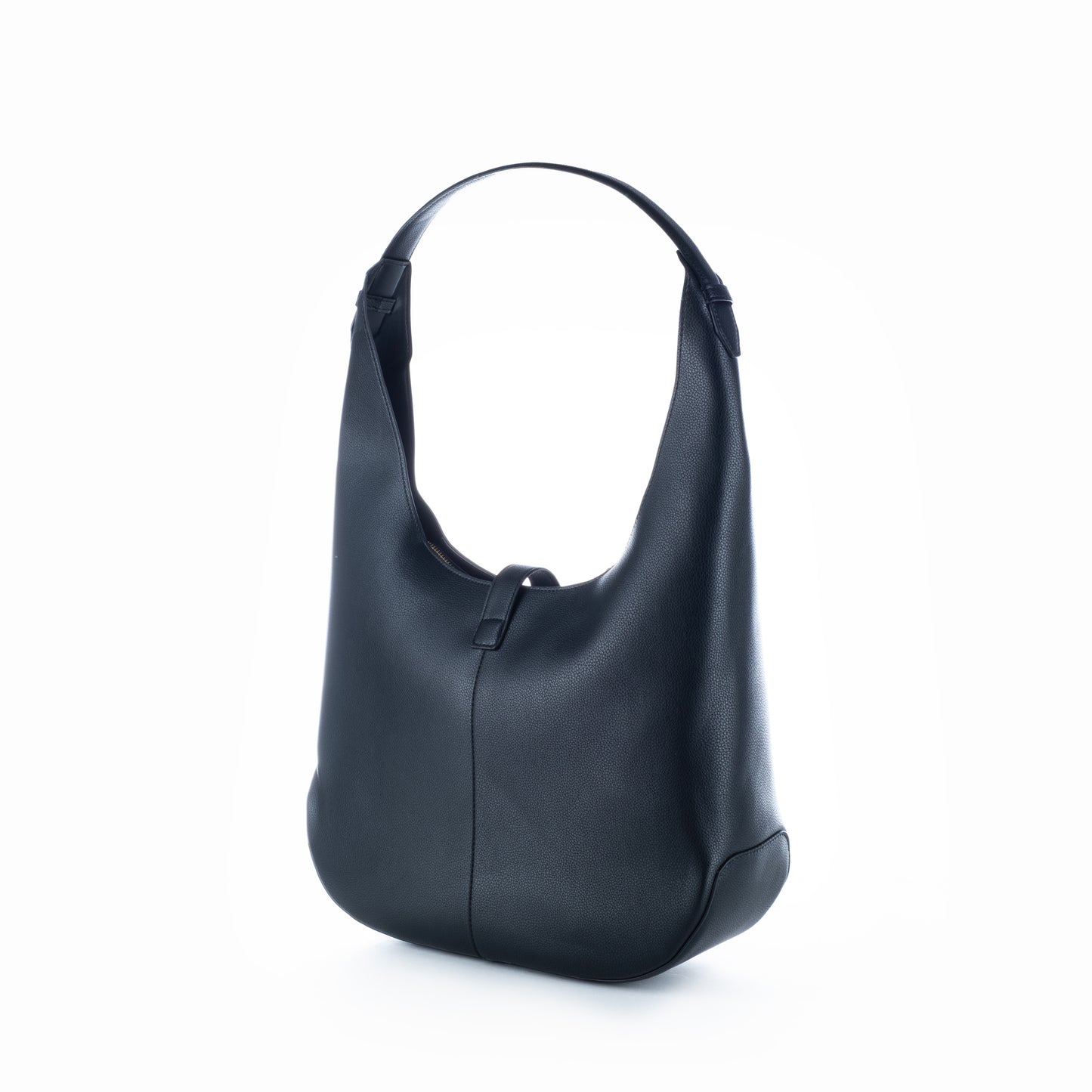 Bolsa de Ombro US Polo, Cor Preta, Elegante e Funcional estilo Hobo
