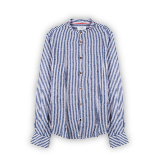 Camisa Homem Yes Zee Riscas Azul