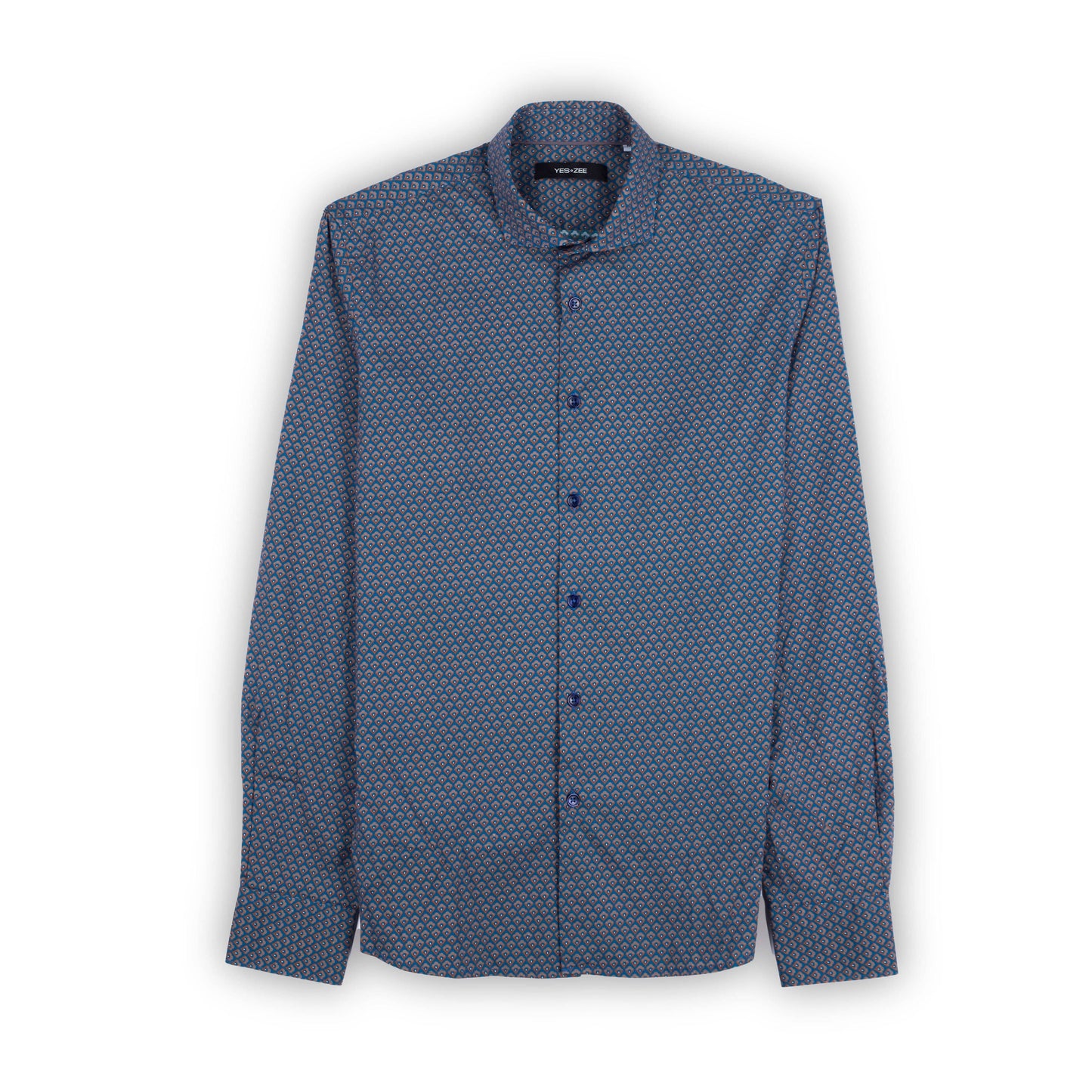 Camisa de Homem Yes Zee – Padrão Moderno e Elegância Casual