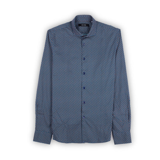 Camisa de Homem Yes Zee – Padrão Moderno e Elegância Casual