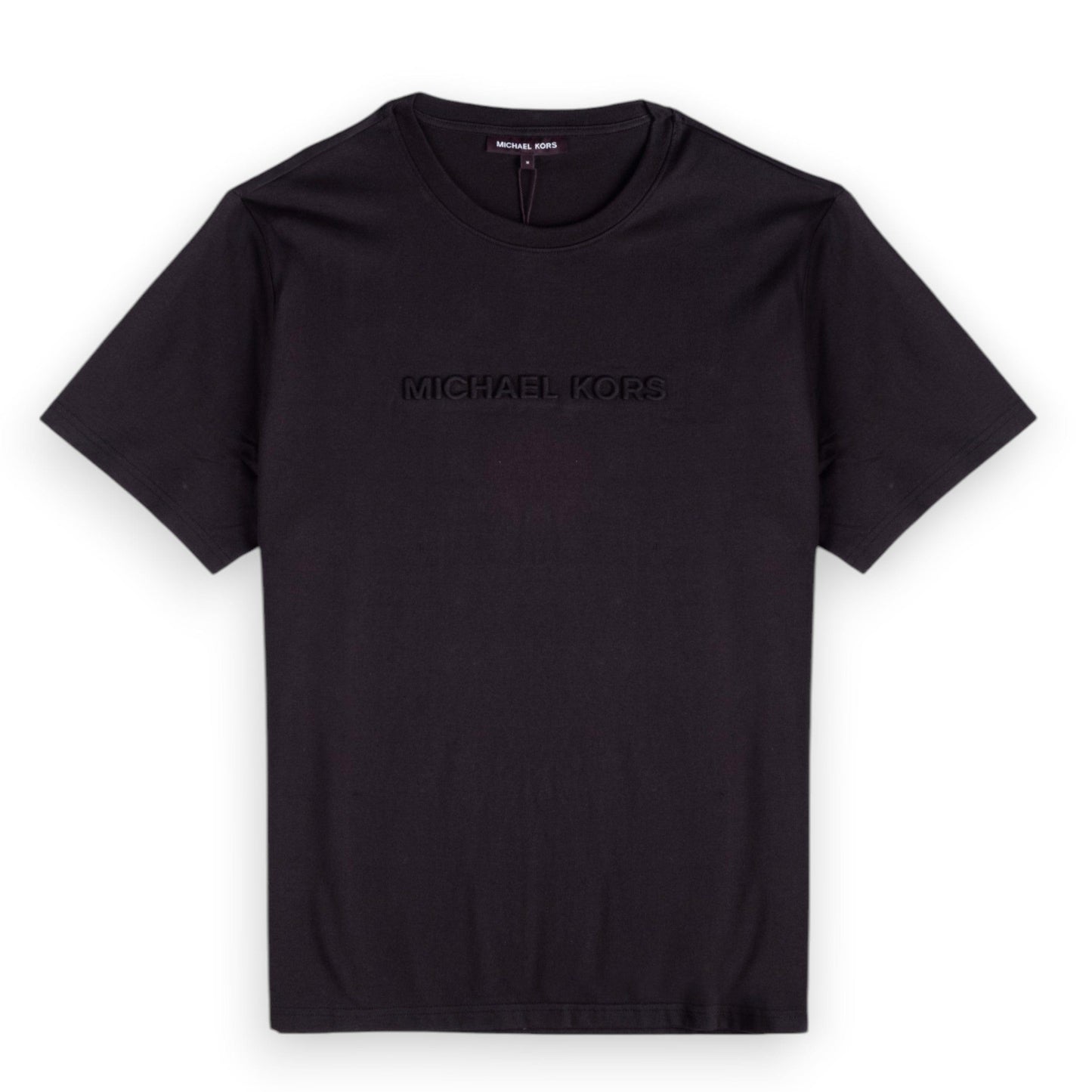T-Shirt Homem Michael Kors Preta com Logo Discreto