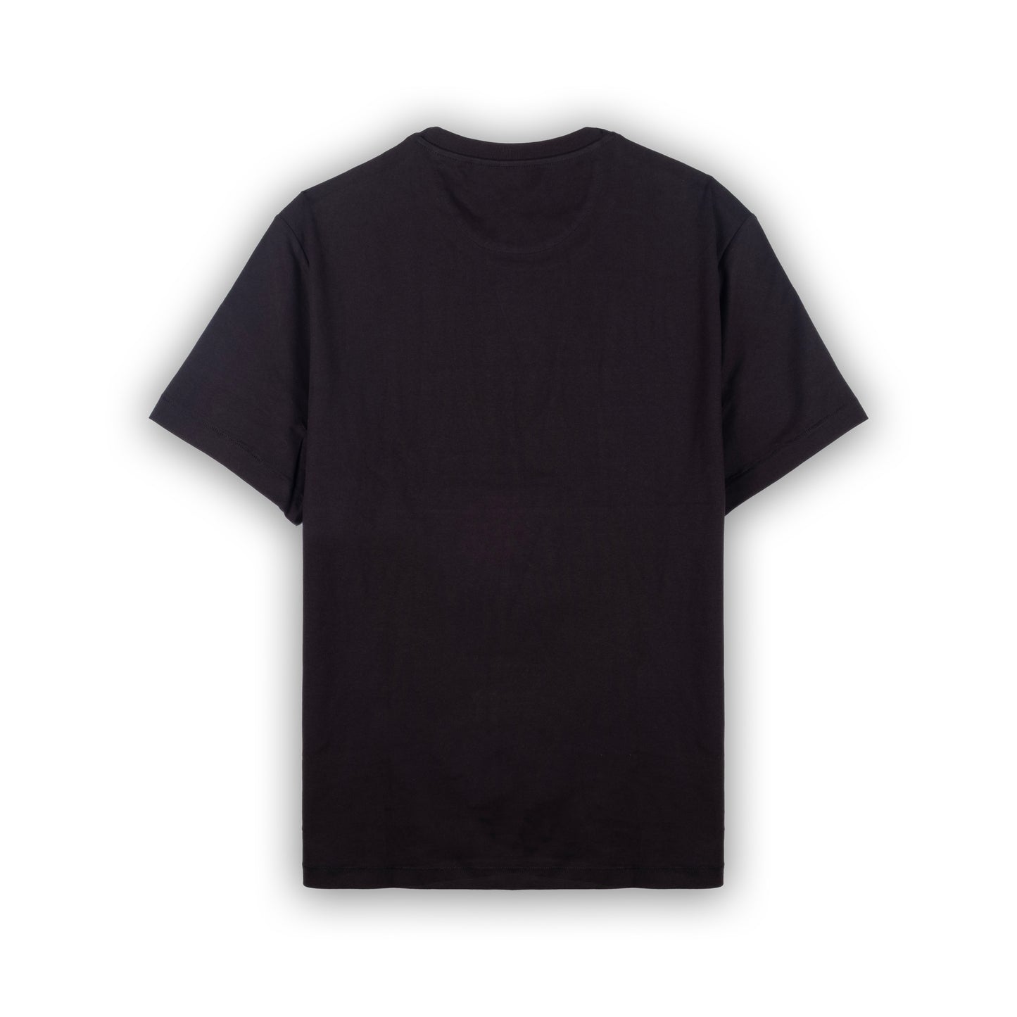 T-shirt Homem Michael Kors Preto Minimalista com Logo Frontal