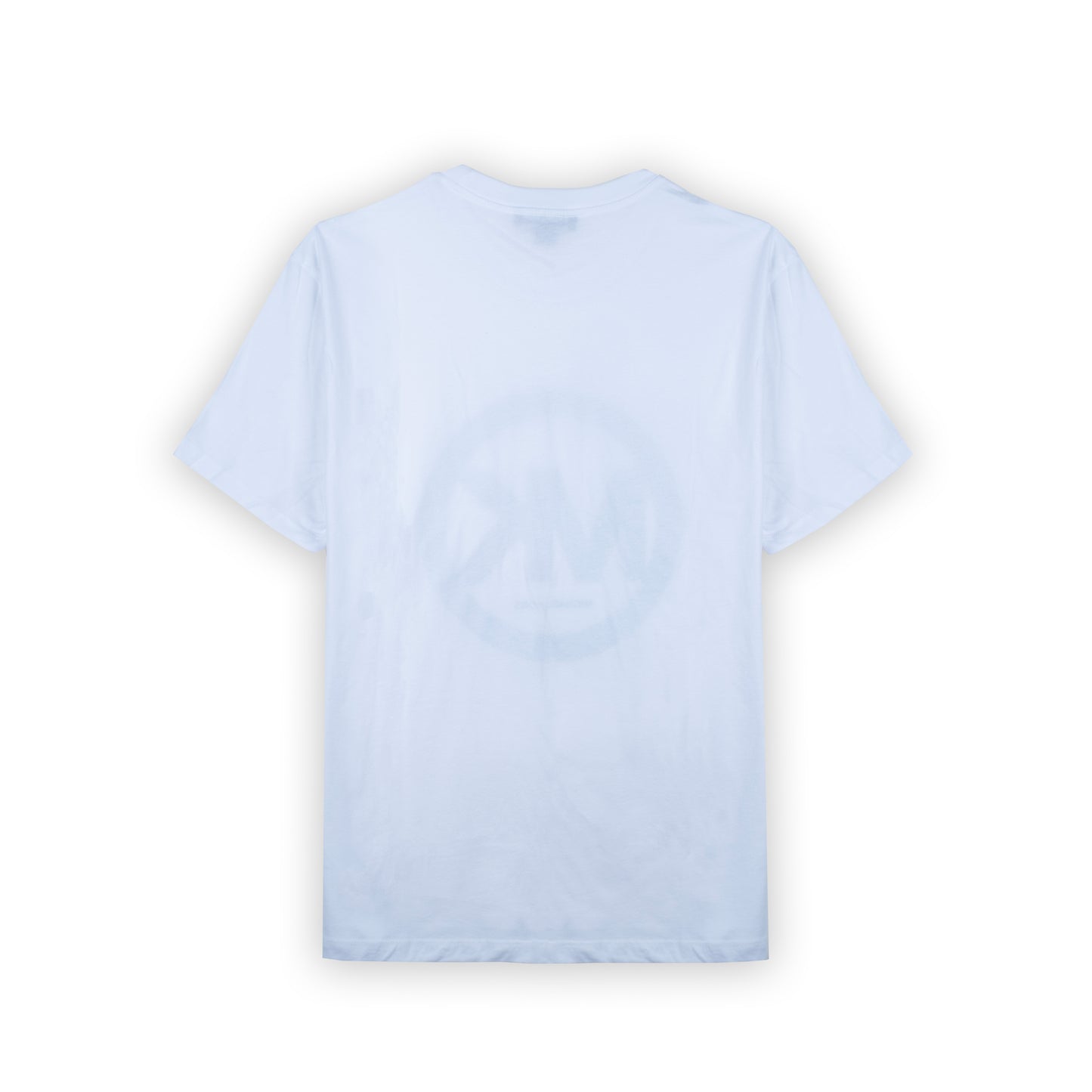 T-shirt Homem Michael Kors Branco com Logo Circular MK Contrastante