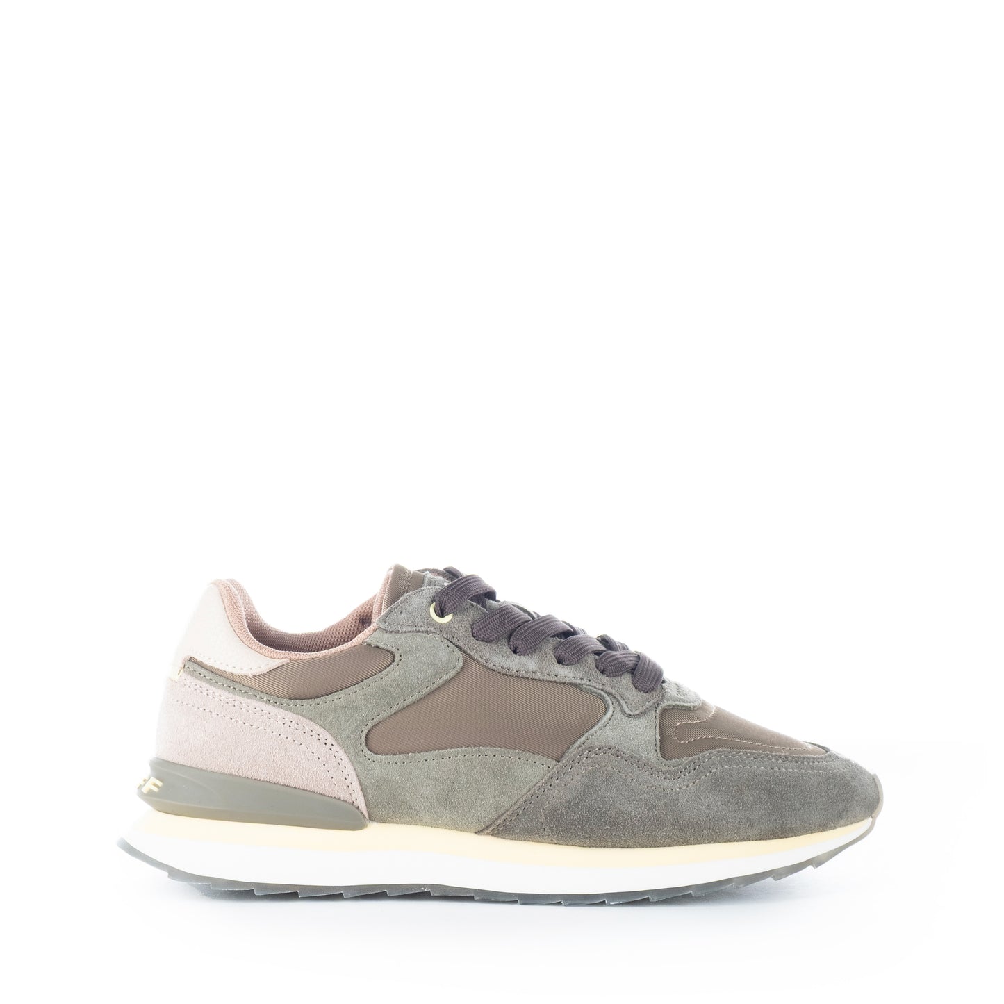 Ténis Homem Hoff Verde e Bege com Detalhes em Camurça