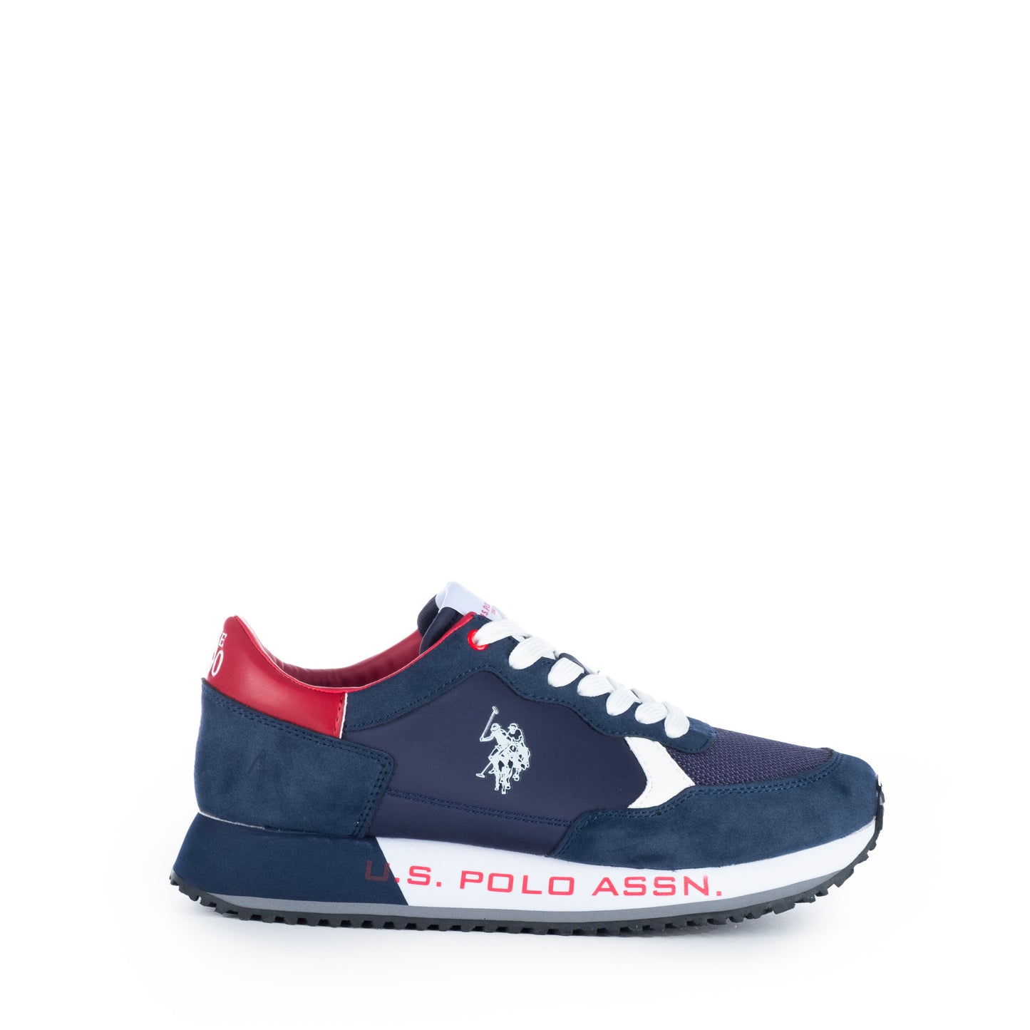 Ténis Homem Us Polo Azul-Marinho com Detalhes Vermelhos