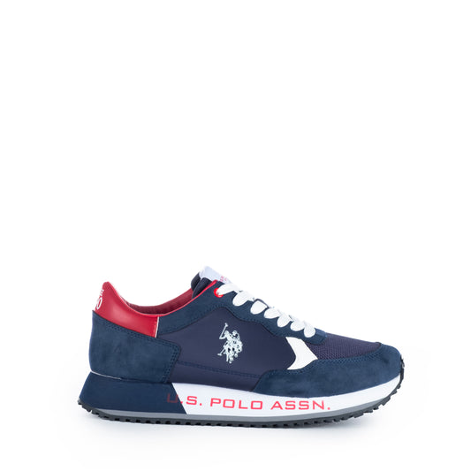 Ténis Homem Us Polo Azul-Marinho com Detalhes Vermelhos