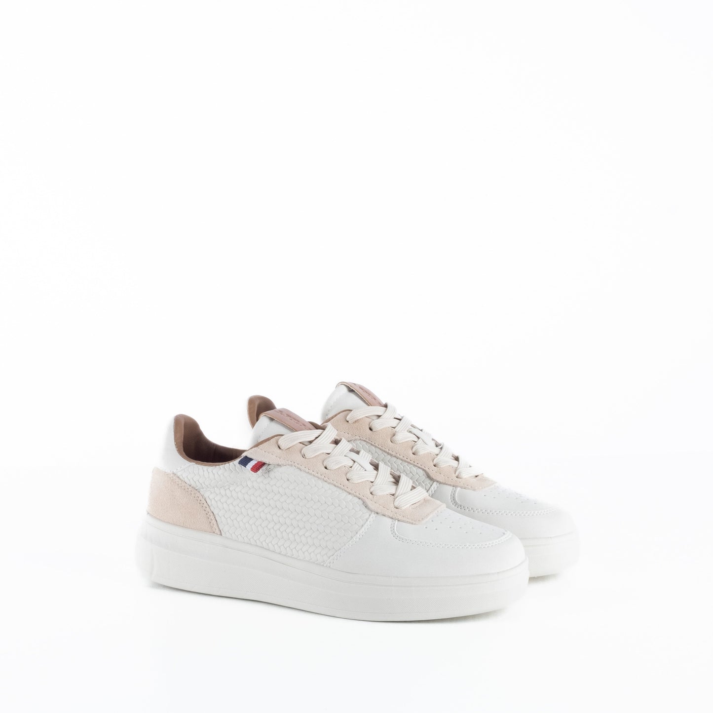 Ténis Homem US Polo Branco e Bege