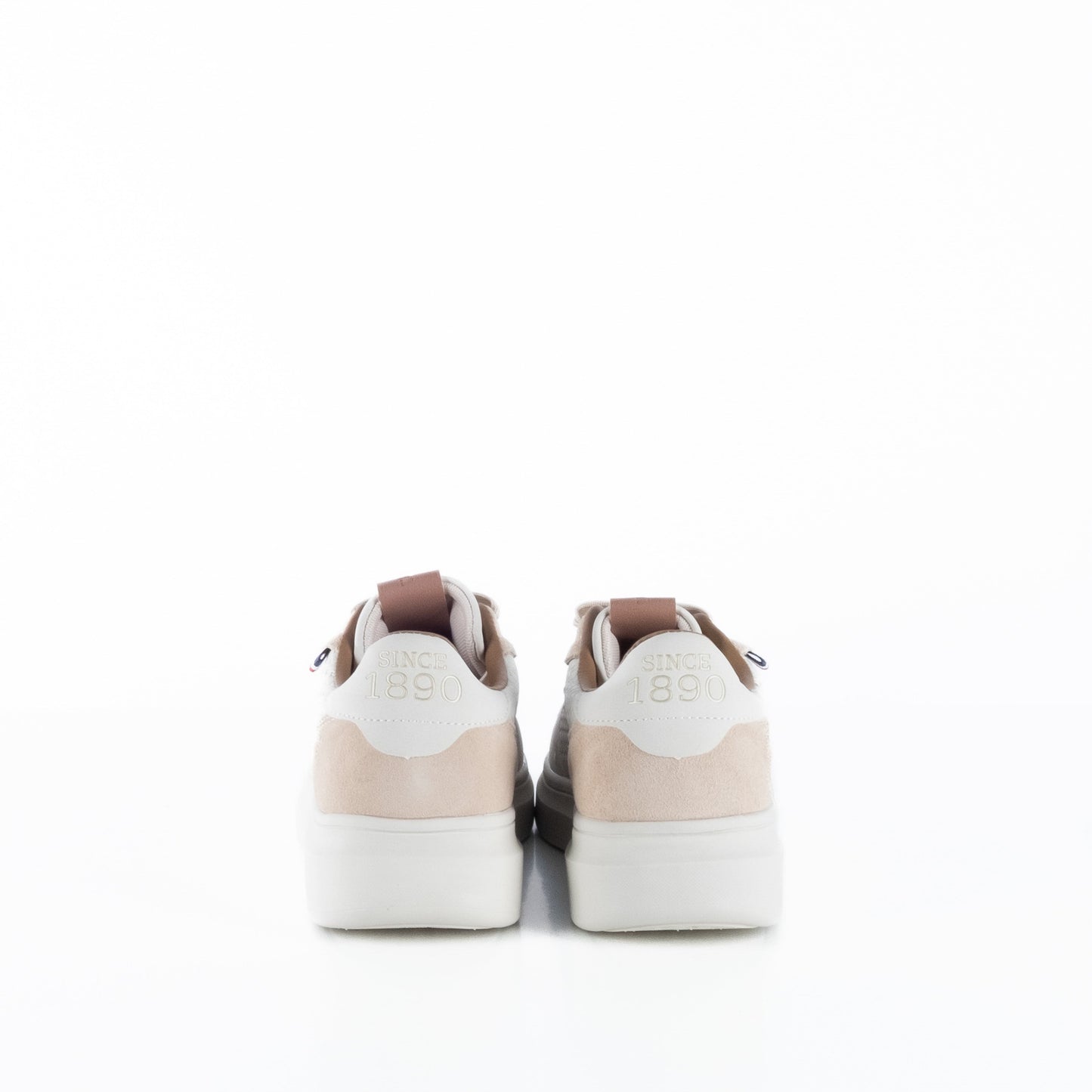 Ténis Homem US Polo Branco e Bege