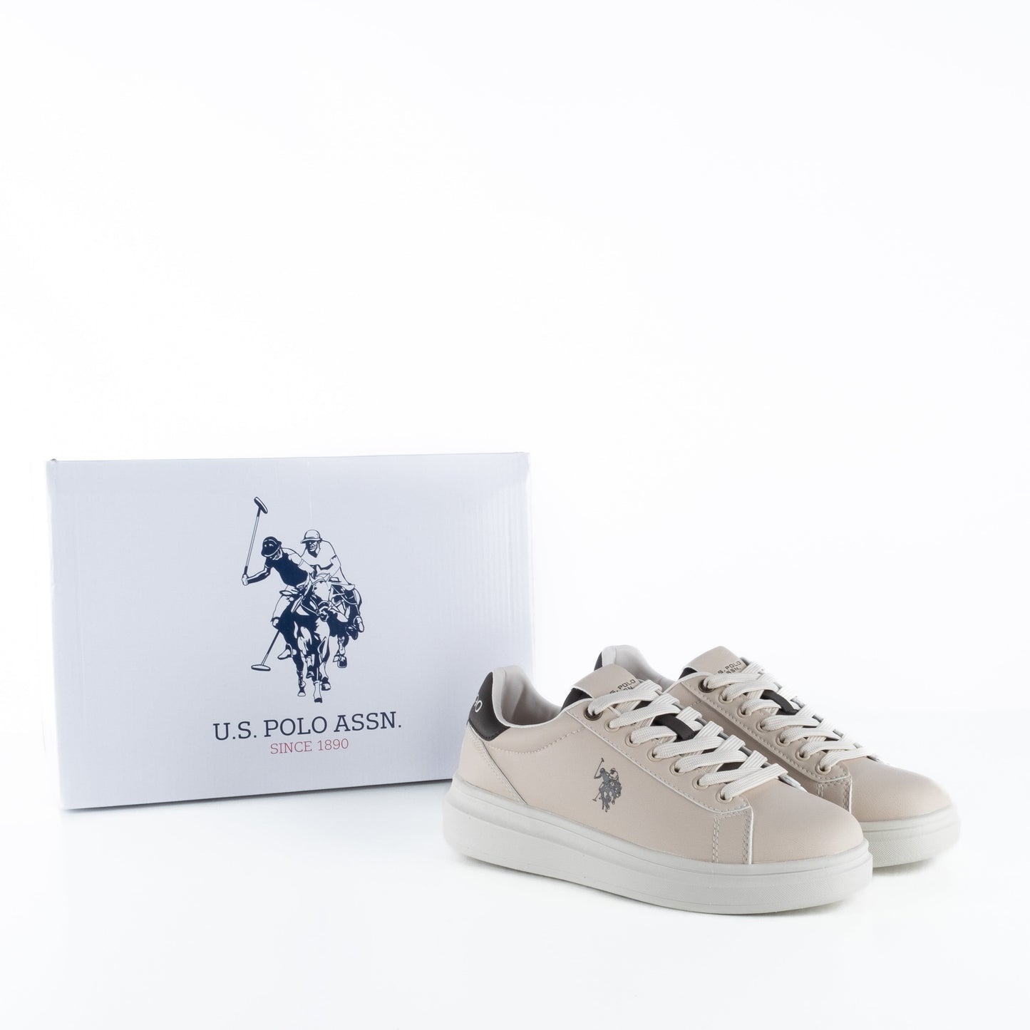 Ténis Homem US Polo Bege