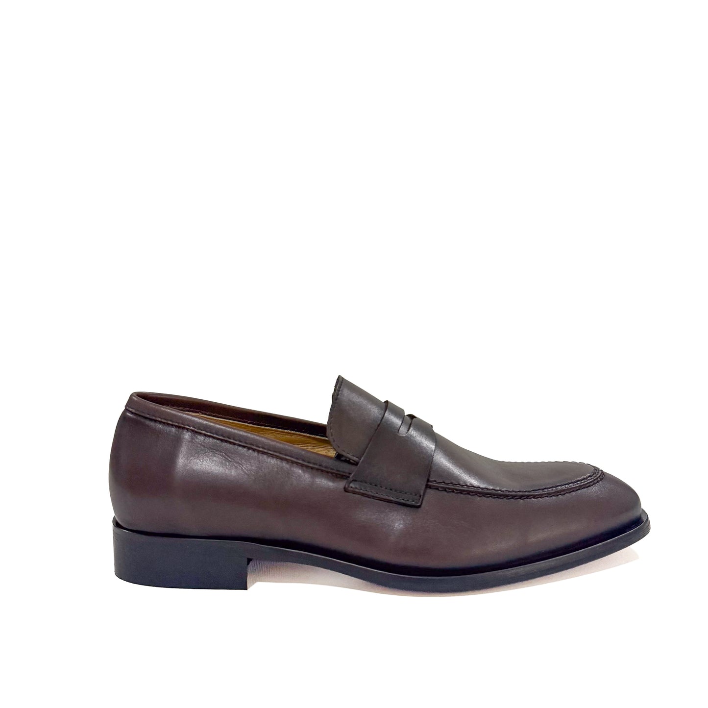 Sapatos Loafer Homem Fernando Moreira Castanhos com Tira Frontal