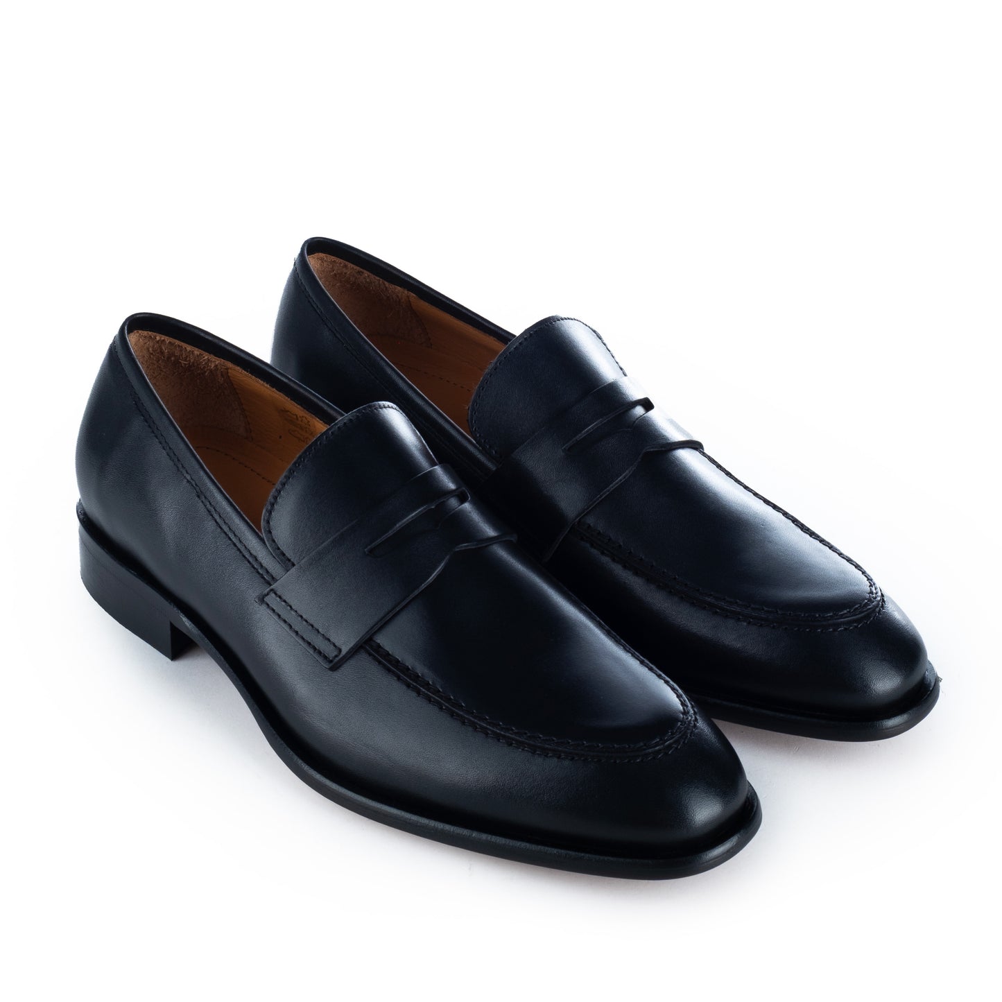 Sapatos Homem Clássicos Visar Preto em Couro Elegante