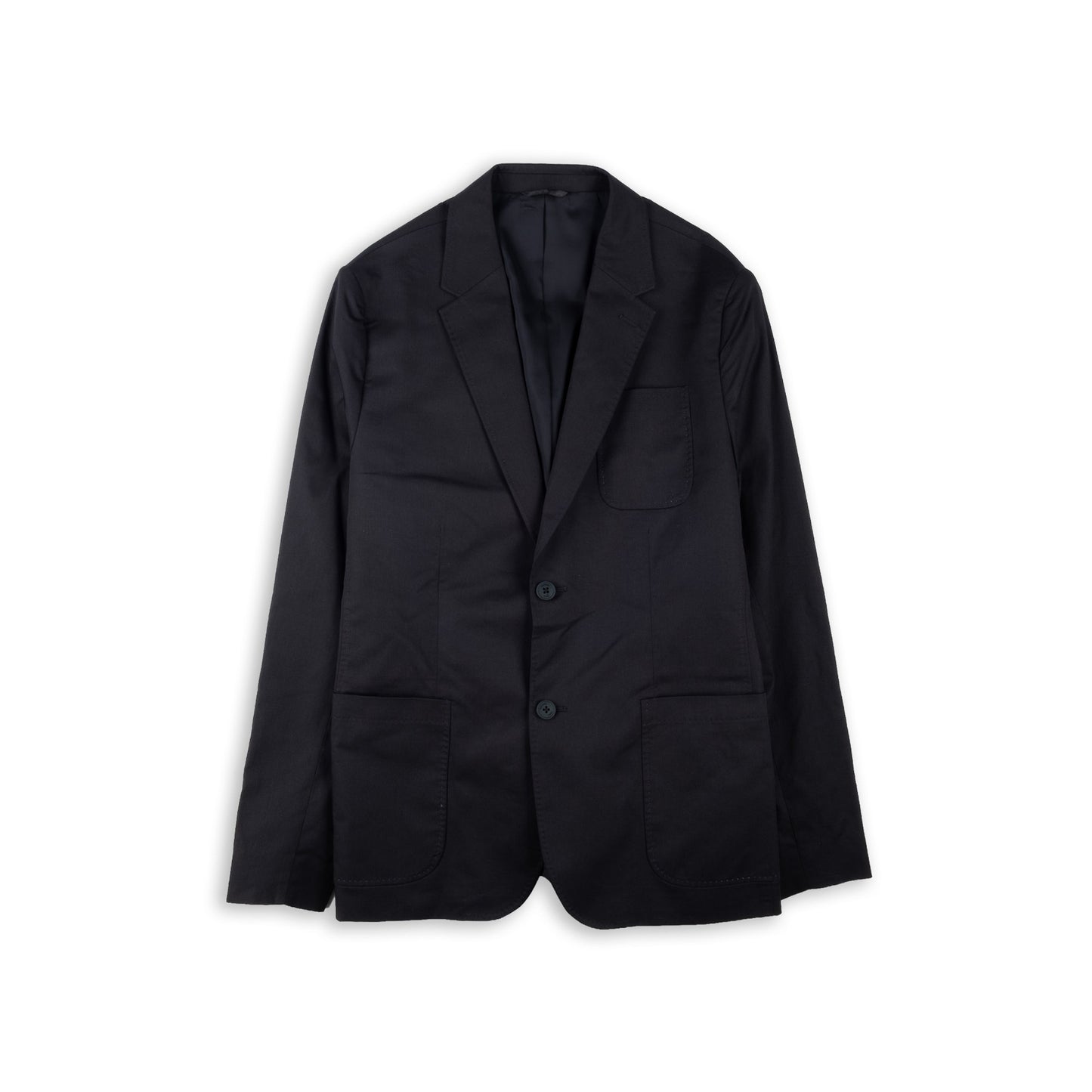 Blazer Homem Michael Kors Preto com Lapela Clássica e Fecho de Botões