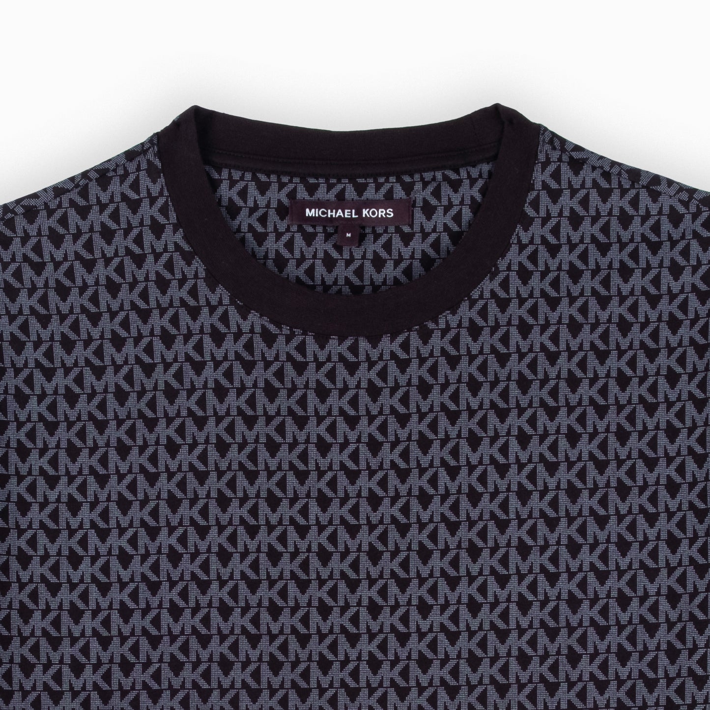 T-Shirt Homem Michael Kors Preta com Estampa