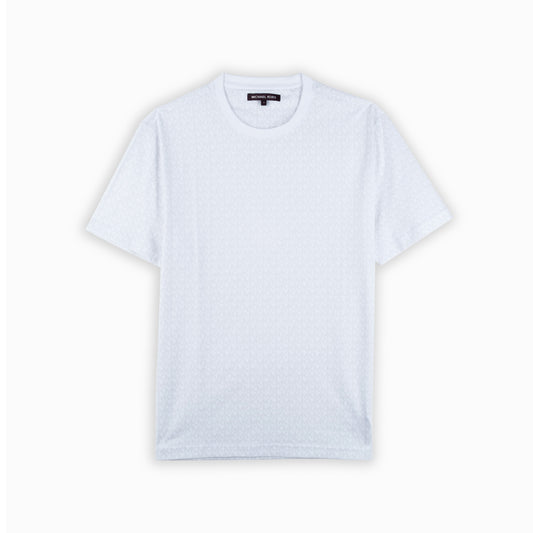 T-Shirt Homem Michael Kors Branca com Estampa Discreta