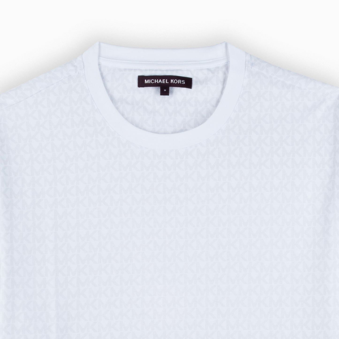 T-Shirt Homem Michael Kors Branca com Estampa Discreta