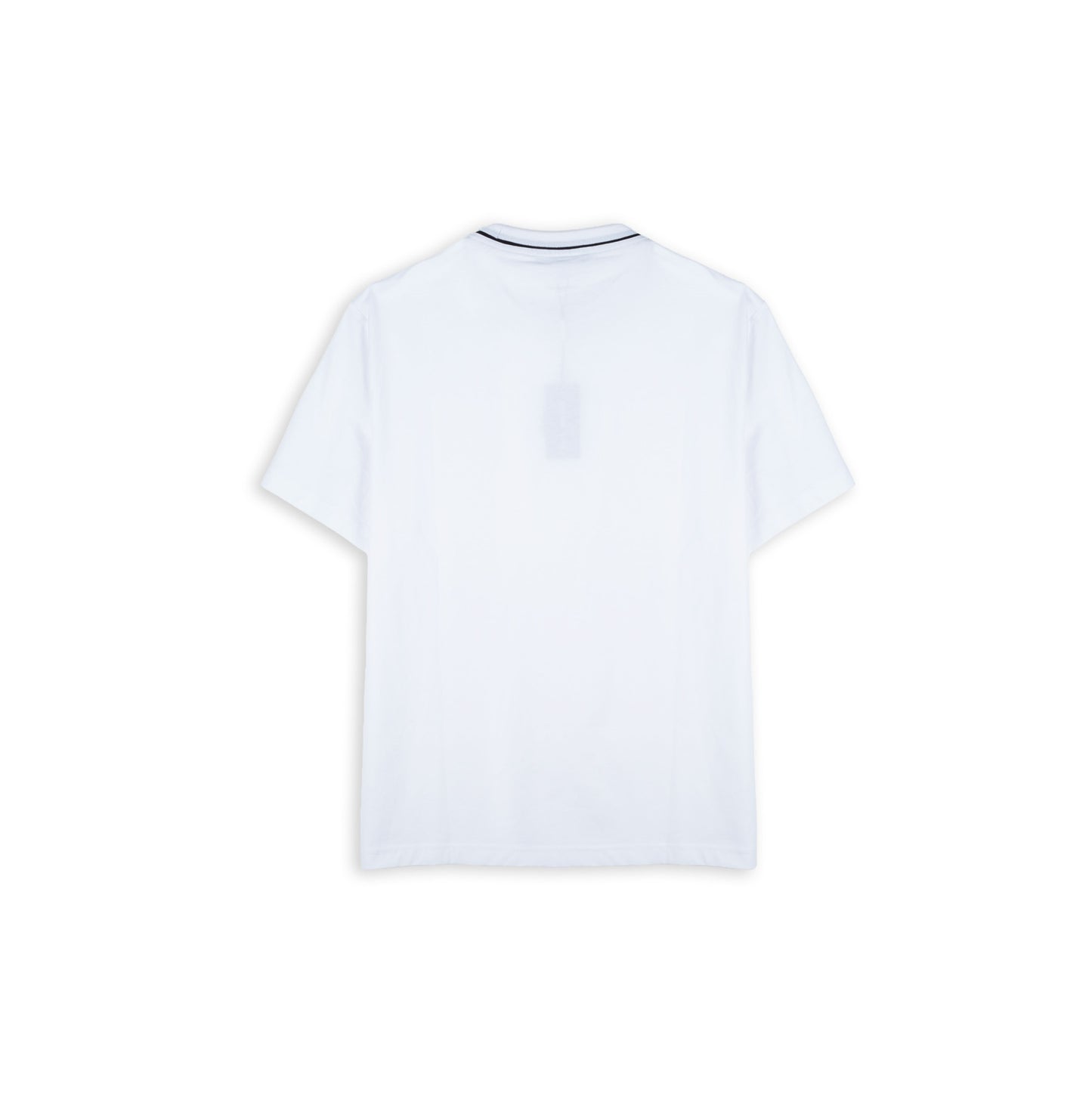 T-shirt Homem Michael Kors Branca com Gola Contrastante e Logótipo na Gola
