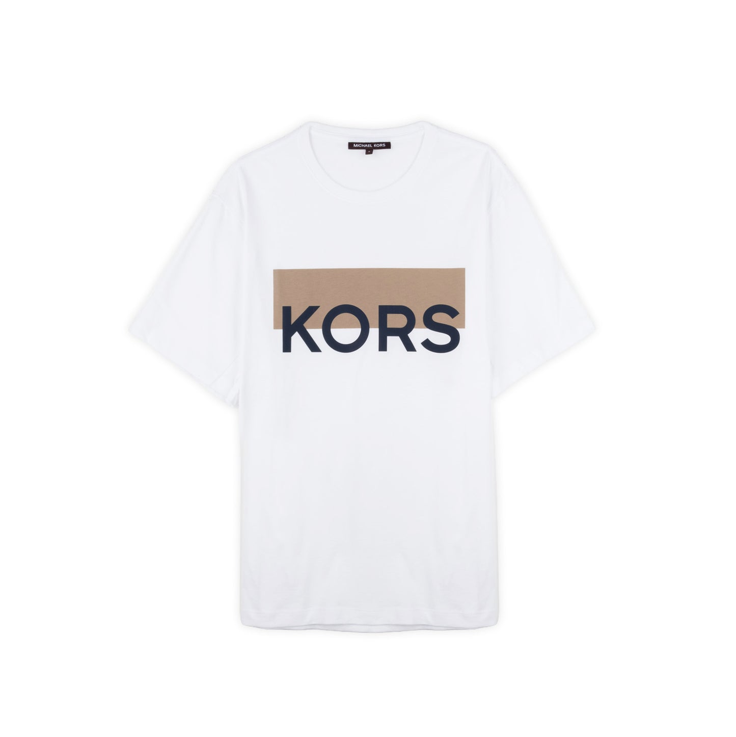 T-Shirt Homem Michael Kors Branca com Logótipo KORS