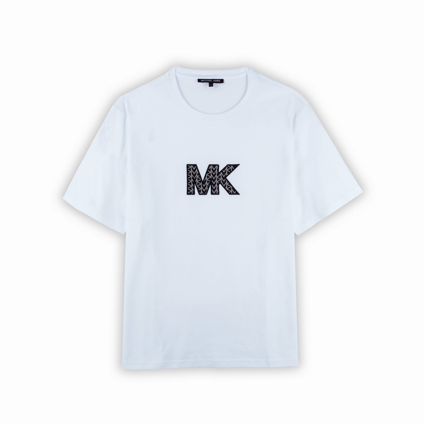 T-Shirt Homem Michael Kors Branca com Logo