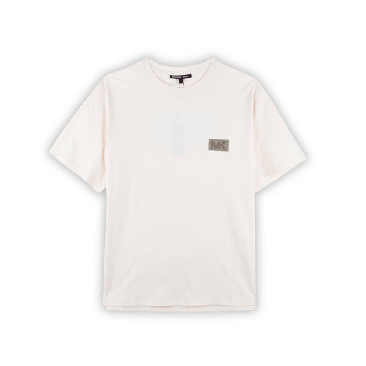 T-Shirt Homem Michael Kors Bege com Logotipo Destacado