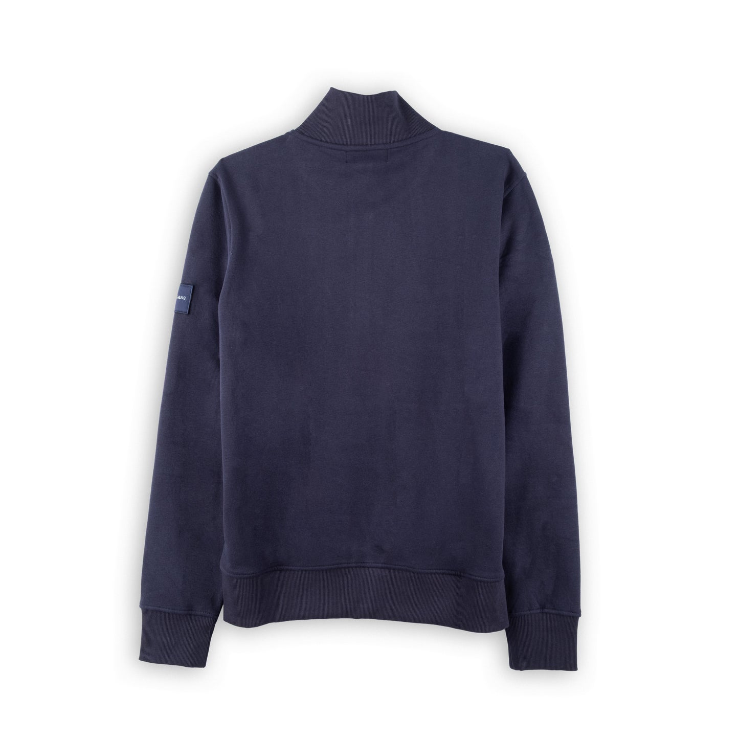 Casaco Homem Yes Zee Azul Escuro com Fecho Zip e Gola Alta