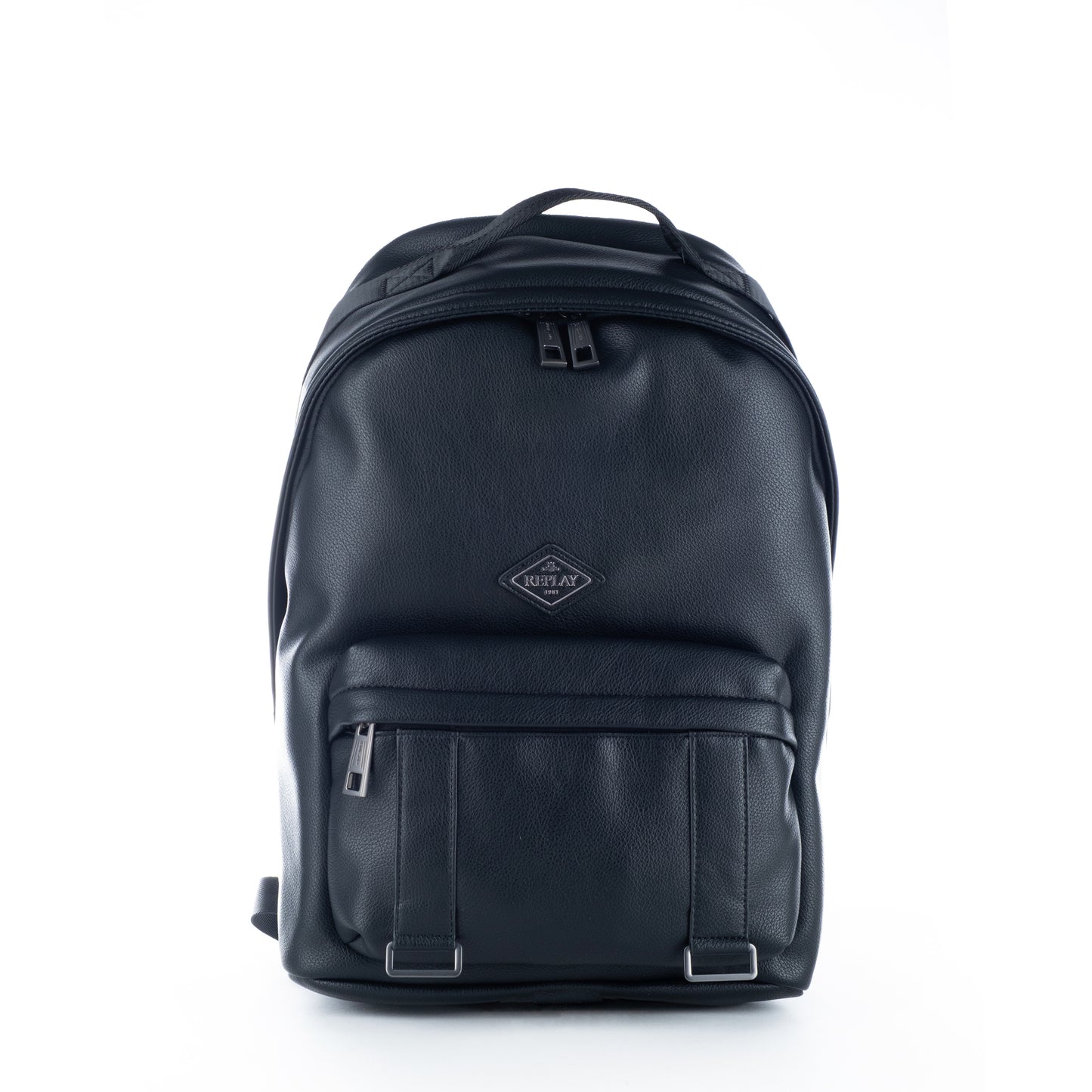 Mochila Homem Replay Preta com Bolsos Frontais