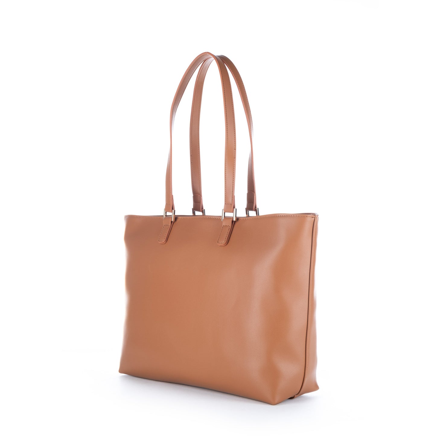 Bolsa Tote Replay Castanha com Logótipo Dourado