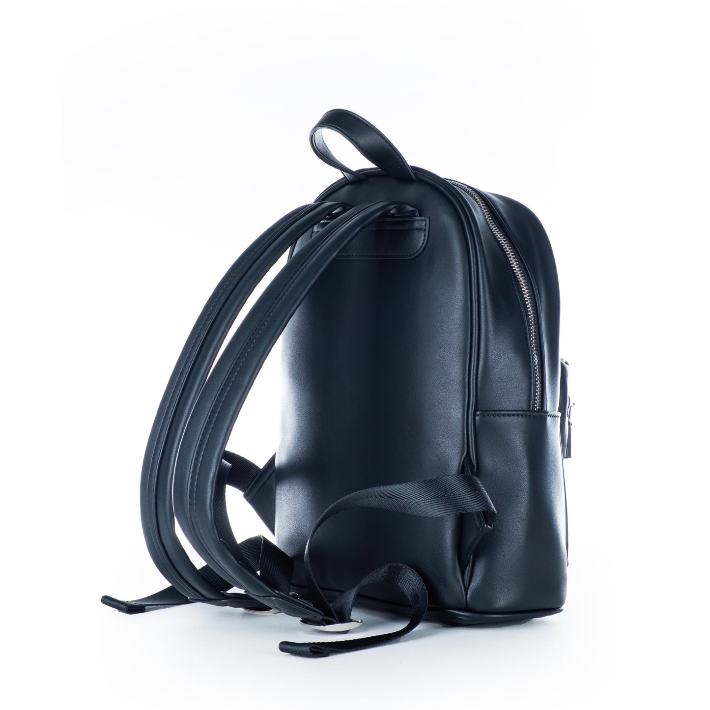 Mochila Homem Replay Azul Escuro em Pele Sintética com Compartimentos e Fecho Zip