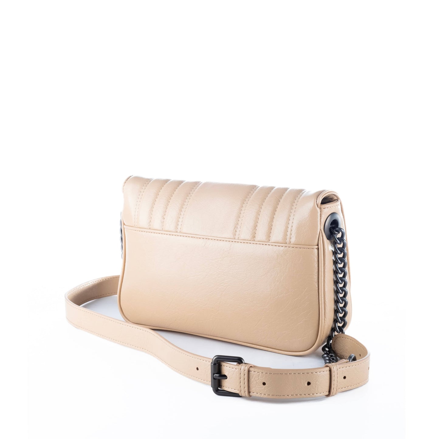 Bolsa Tiracolo Feminina Replay Bege com Detalhes Modernos