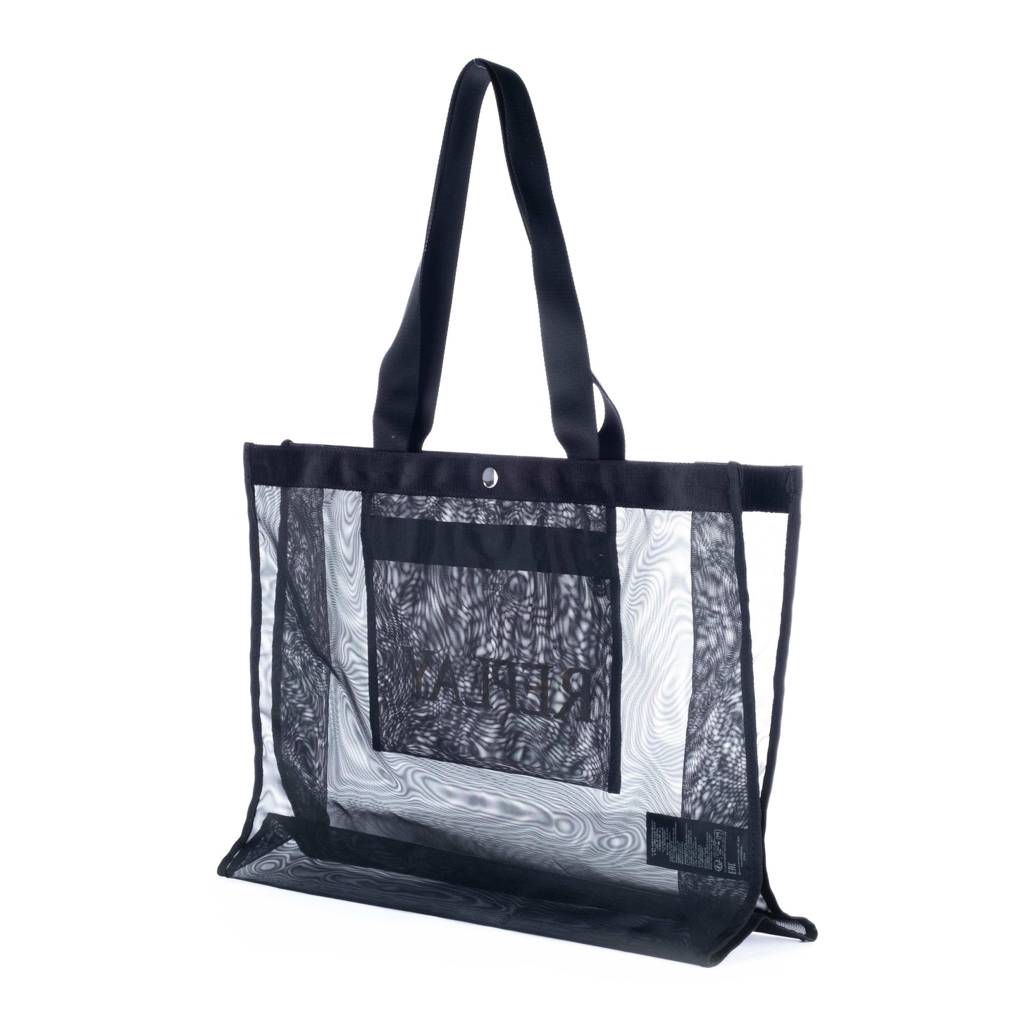 Bolsa Tote Feminina Replay Preta com Detalhes Modernos