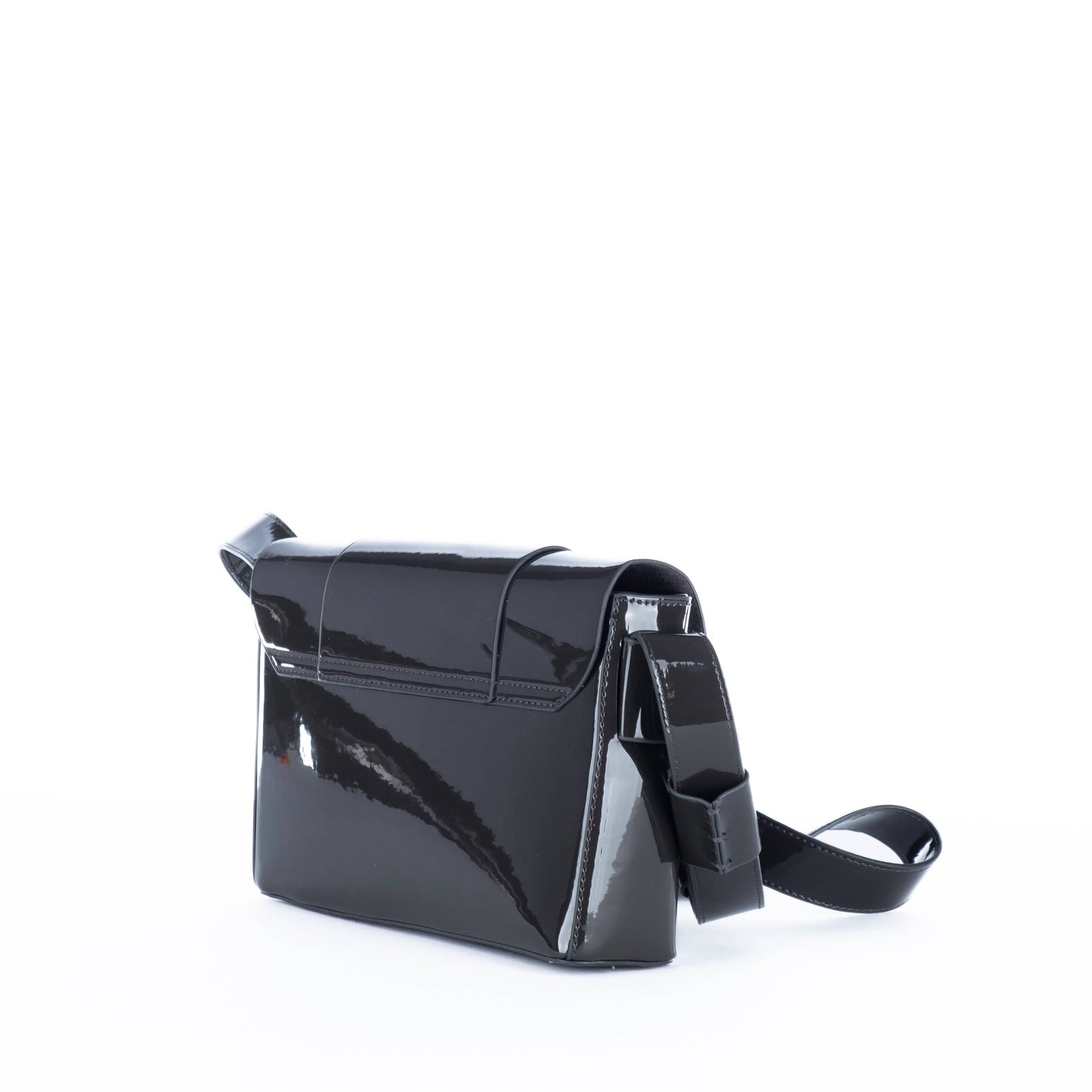 Bolsa Tiracolo Feminina Replay Preta com Detalhes Modernos