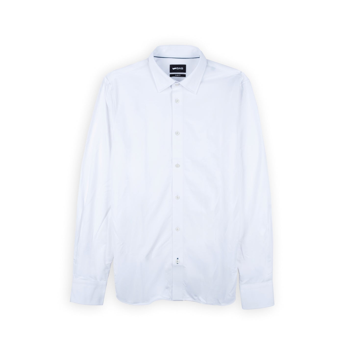 Camisa Formal Homem Gas Branca Clássica e Elegante