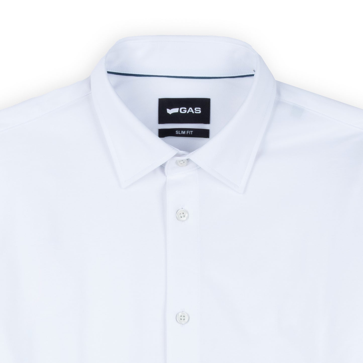 Camisa Formal Homem Gas Branca Clássica e Elegante