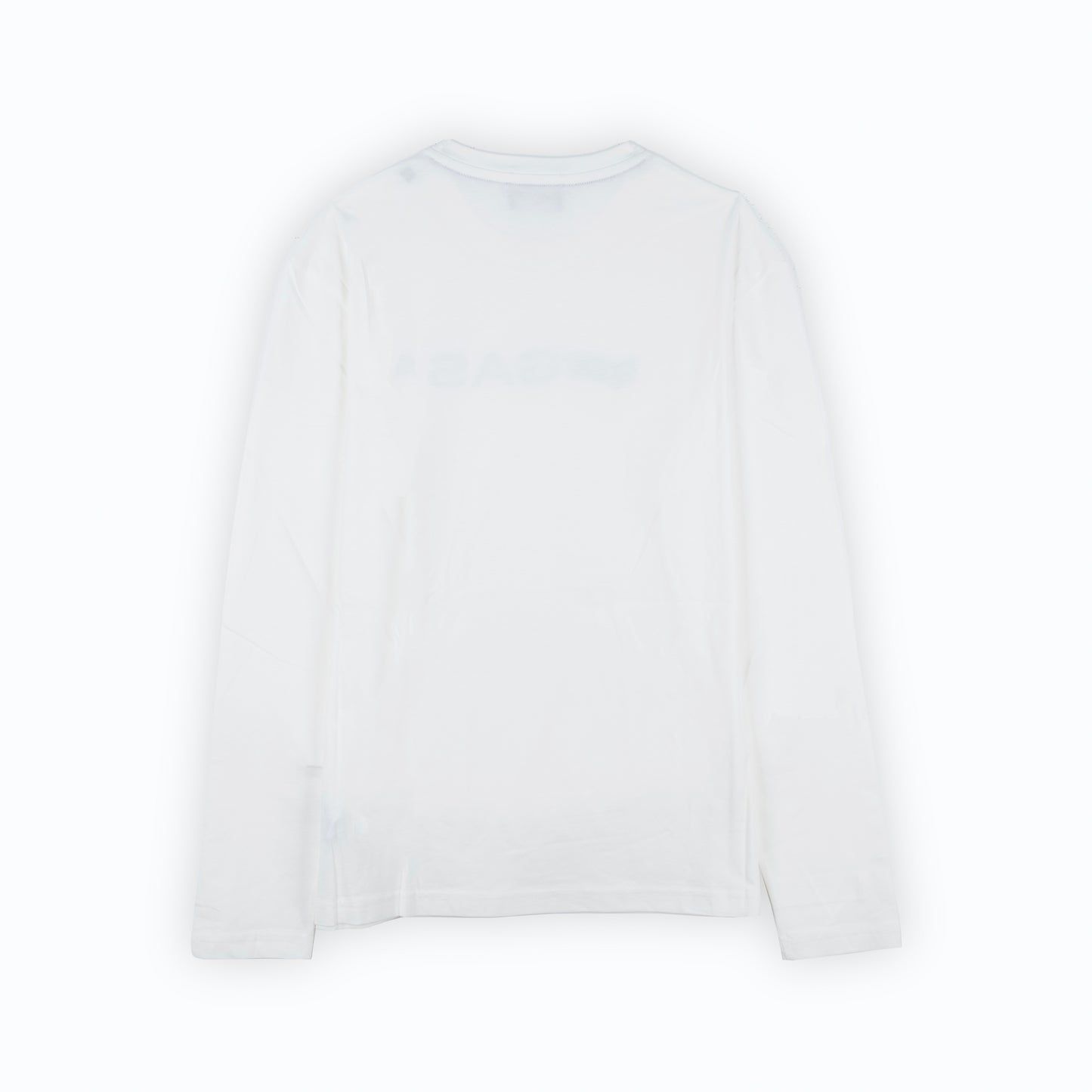 Camisola Homem GAS Branco com Logo Frontal Minimalista em Algodão