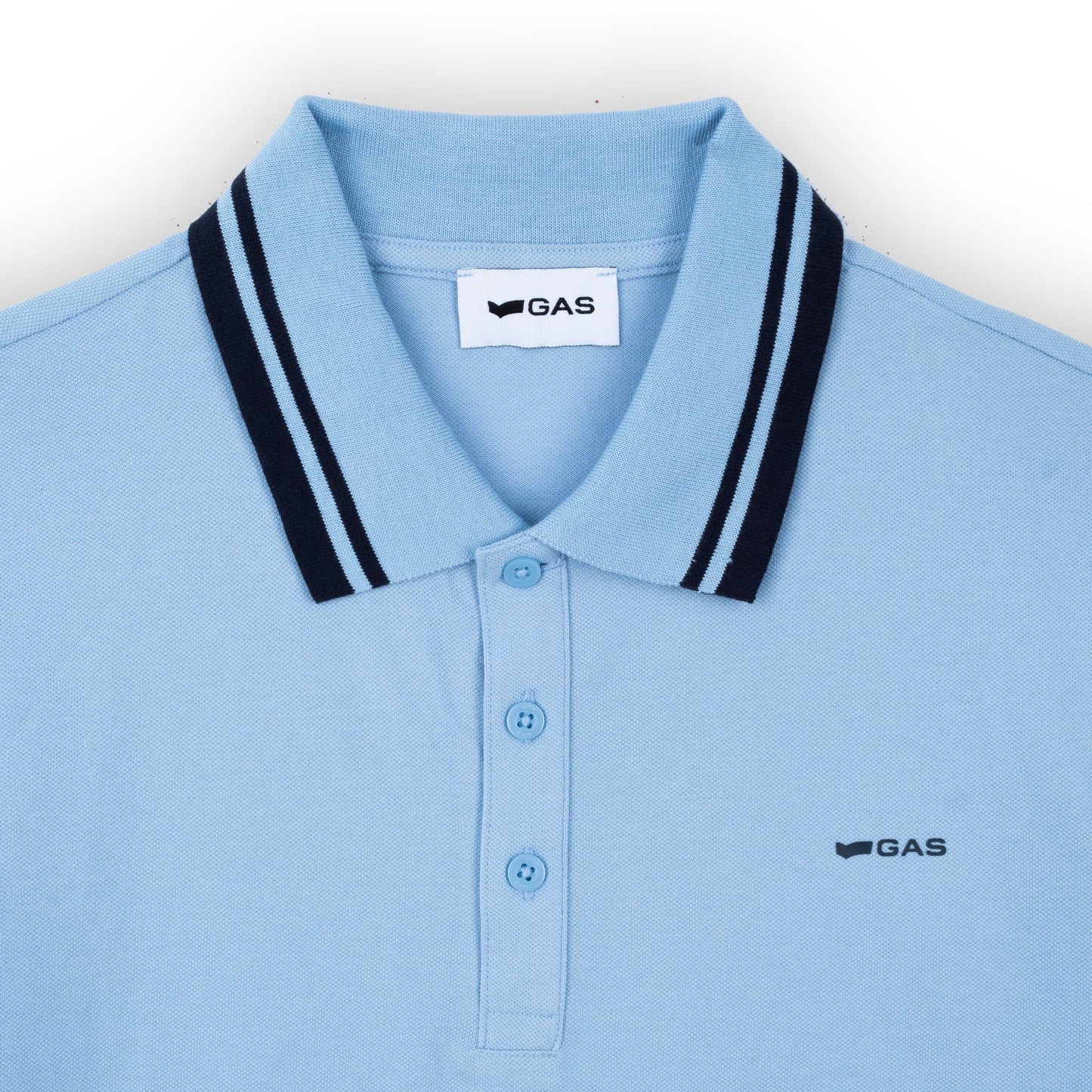 Polo Homem GAS Azul Claro